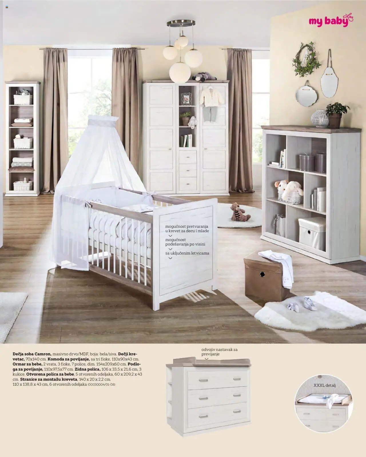 Lesnina XXXL katalog - važi od 01.06.2025 | Strana: 6 | Proizvode: Krevet, Komoda, Polica, Ormar