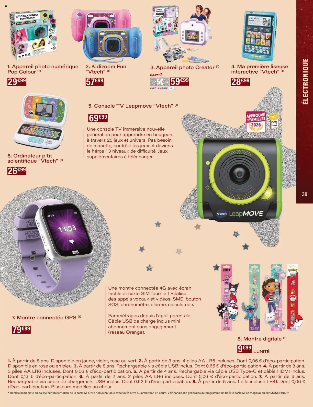 {H1} | Page: 39 | Produits: Câble, Appareil photo numérique, GPS, Piles