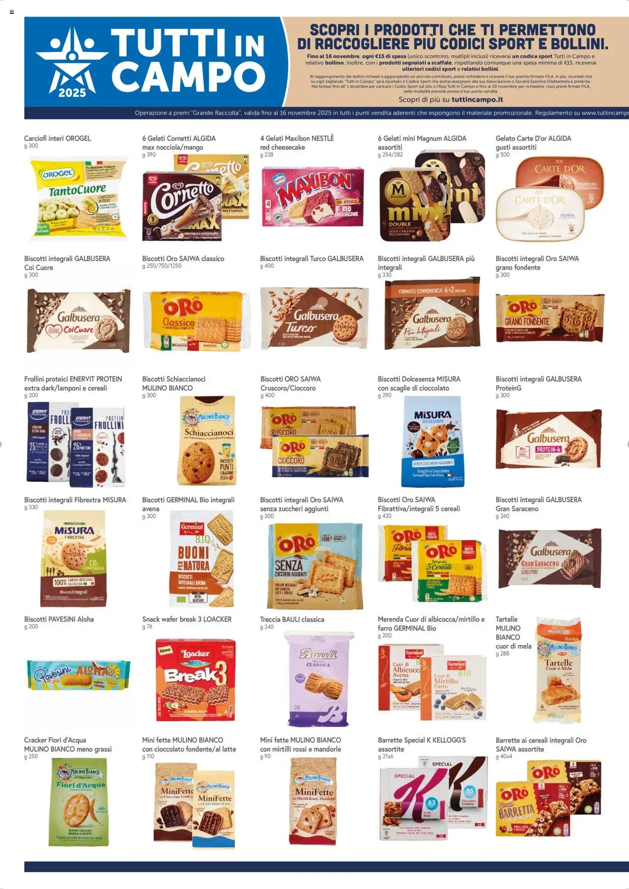 Volantino Galassia del 09.10.2025 | Pagina: 4 | Prodotti: Tartufo, Biscotti, Latte, Farro