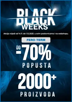 Black Friday Fero-term - Pregled kataloga iz trgovine Fero-term, vrijedi od 18.11.2025
