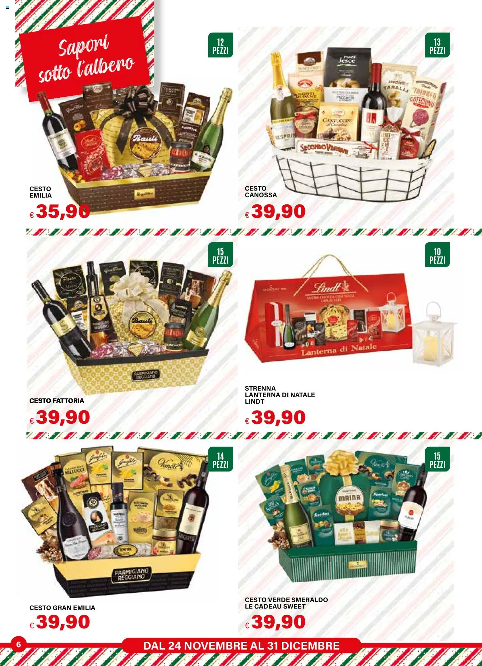 Volantino Il Gigante del 24.11.2025 | Pagina: 6 | Prodotti: Lanterna, Taralli, Parmigiano, Cotechino