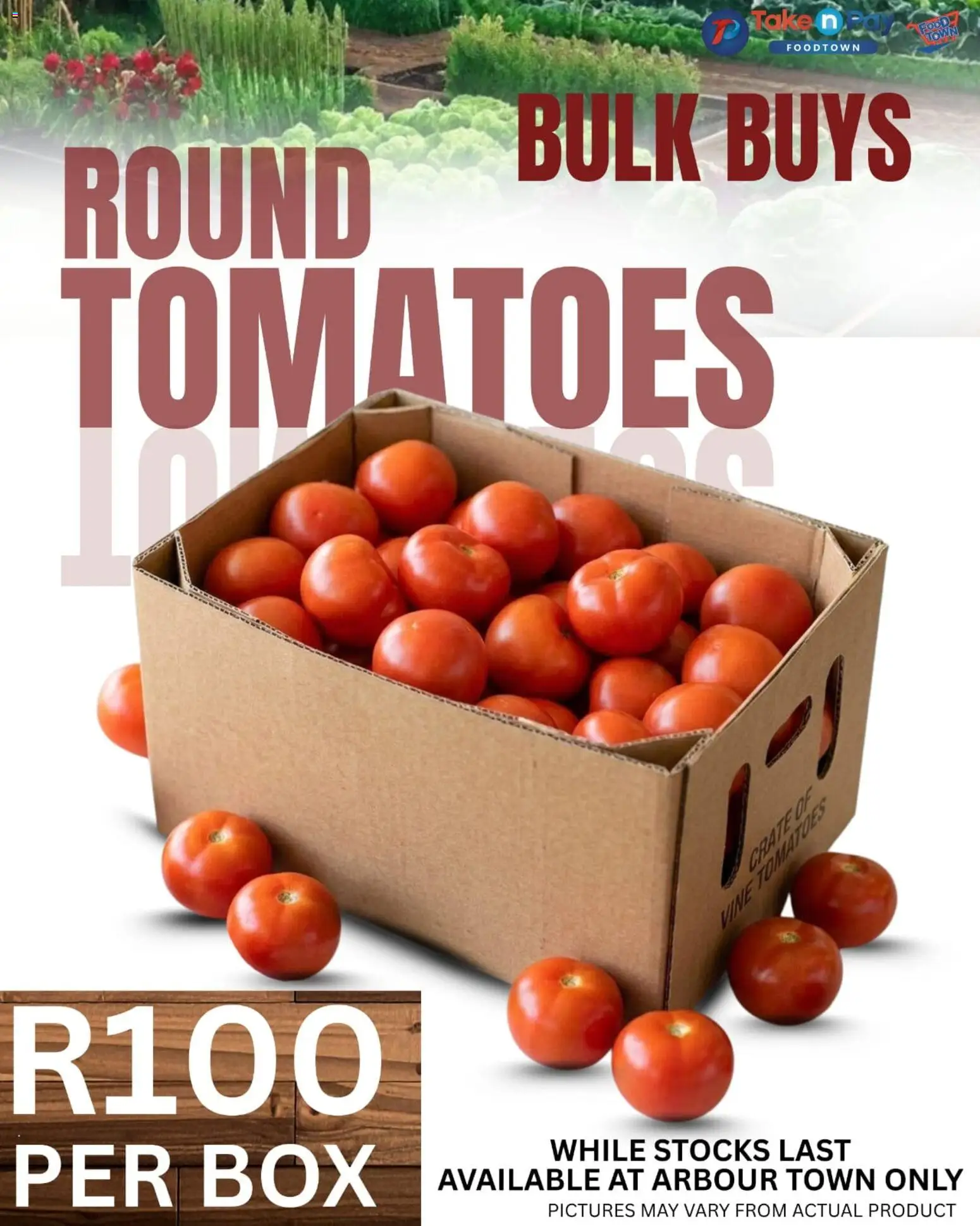 New Take n Pay catalogue – valid from 26.04.2026 | Page: 18 | Products: Crate, Box, Tomatoes