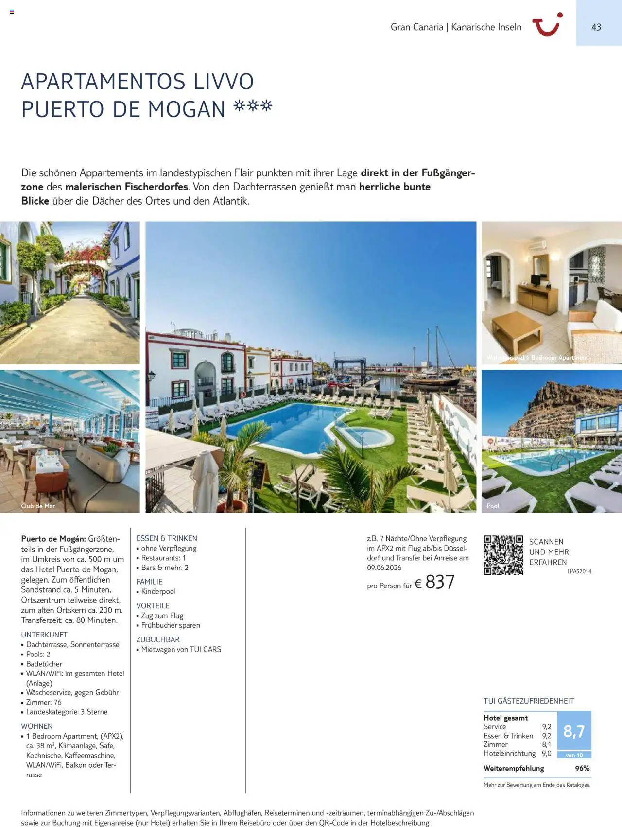 TUI Prospekt Kanaren, Kapverden & Senegal 2025/26	  – gültig ab 01.11.2025 | Seite: 43