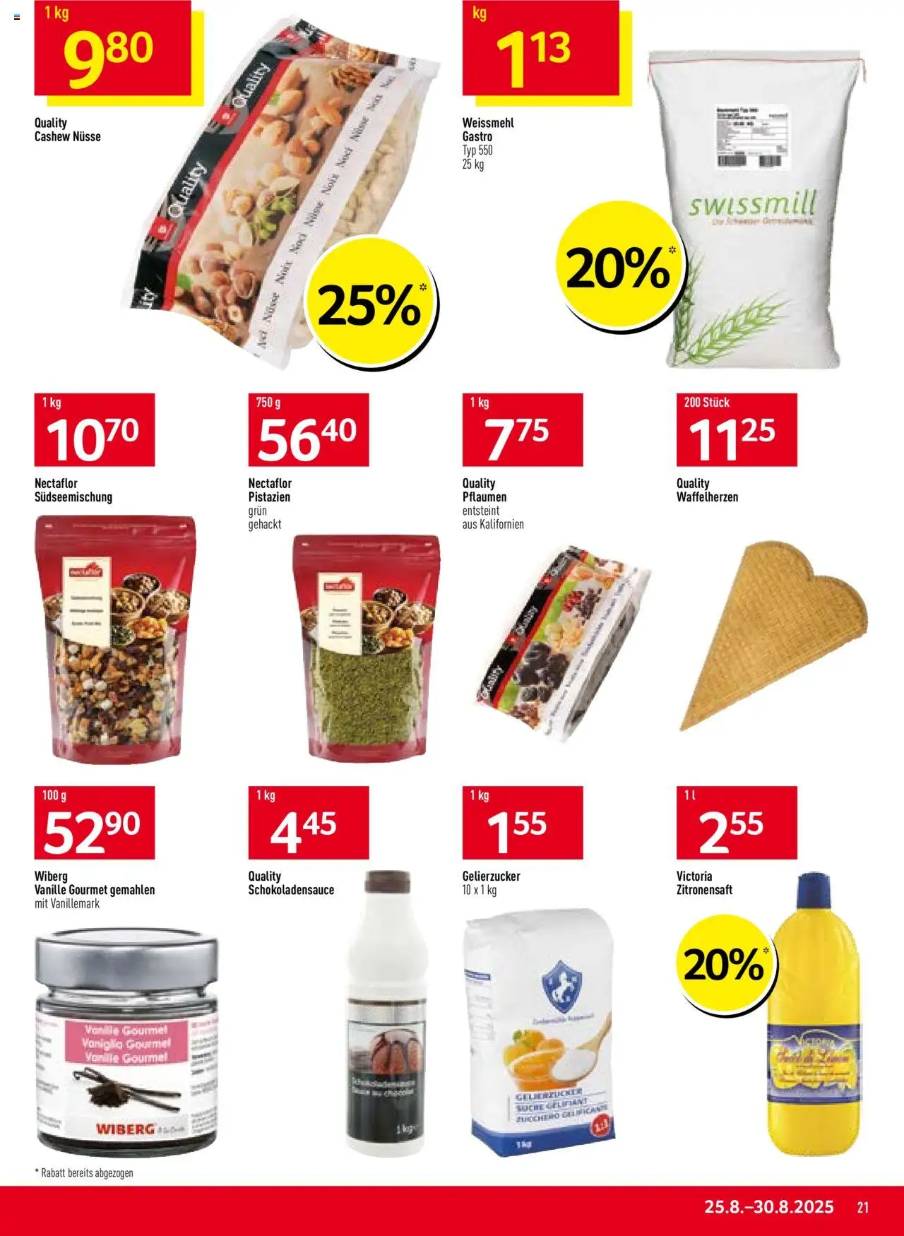 Prodega Aktionen ab 25.08.2025 | Seite: 21 | Produkte: Nüsse