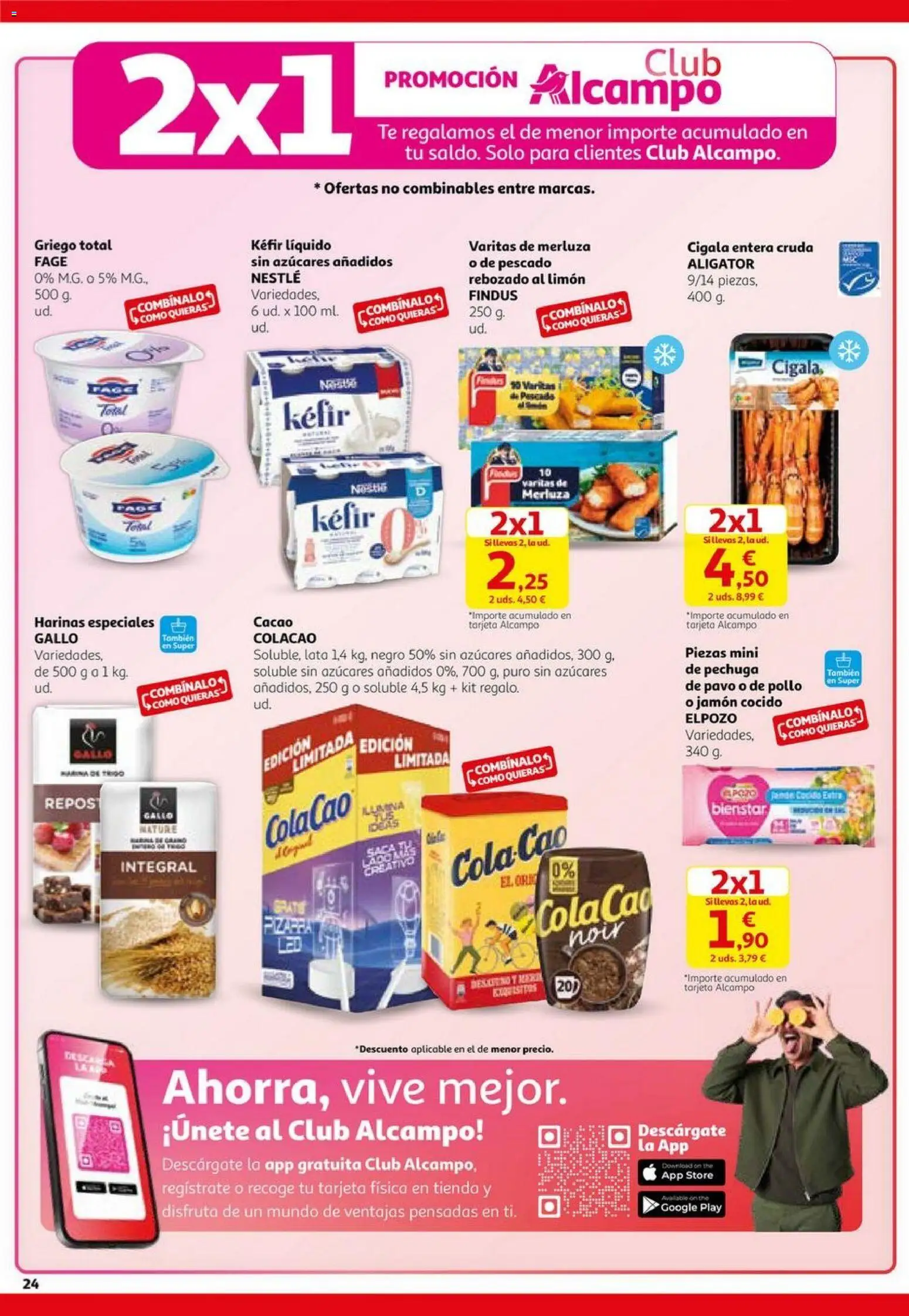 Alcampo - Black Friday │ válido desde el 06.11.2025 | Página: 24 | Productos: Jamón, Jamón cocido, Pescado, Φρυγανιές σικάλεως