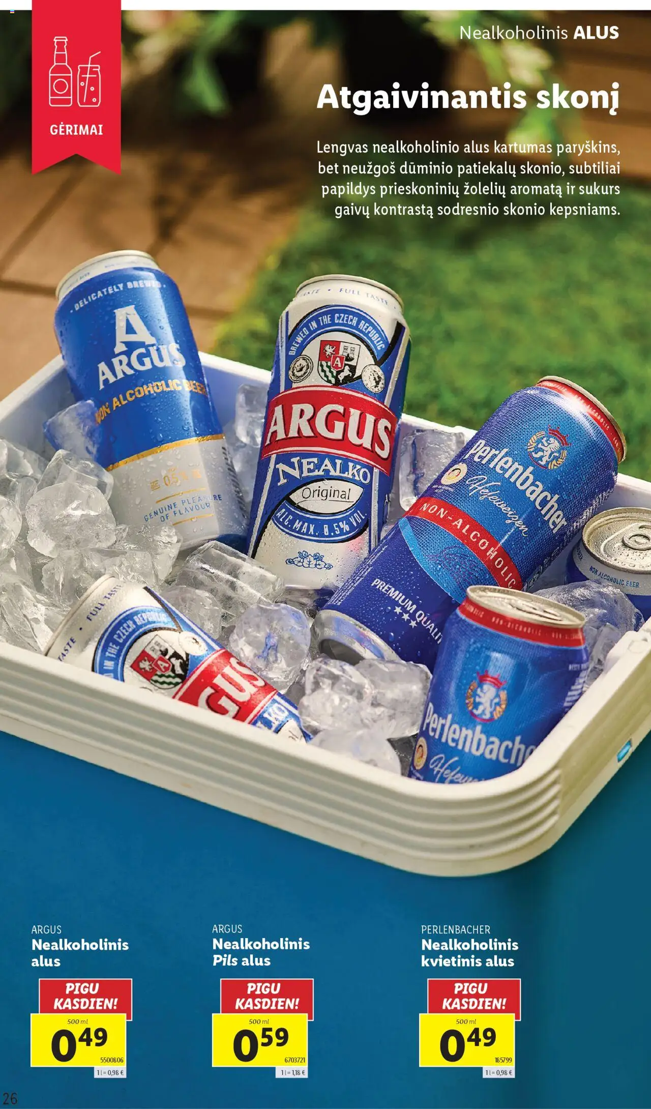 LIDL leidinys Grill & Fun│galioja nuo 21.04.2025 | Puslapis: 26 | Prekių: Nealkoholinis alus, Alus