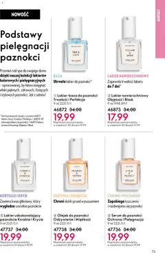 Pogląd oferty "Oriflame Katalog 7 2026" - ważna od 06.05.2026 | Strona: 75 | Produkty: Serum do paznokci, Top, Makijaż