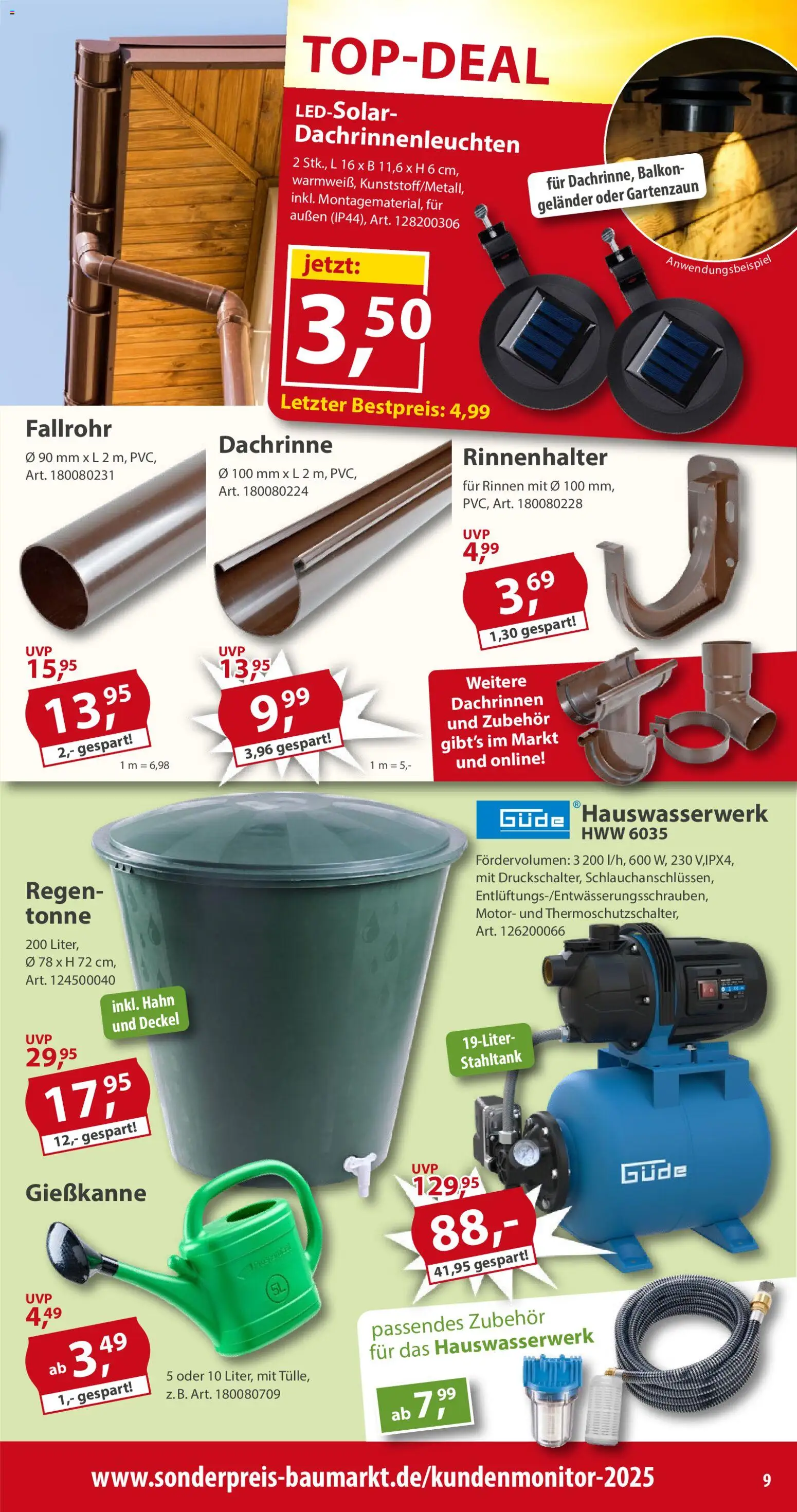 Sonderpreis Baumarkt Prospekt 	 – gültig ab 28.03.2026 | Seite: 9