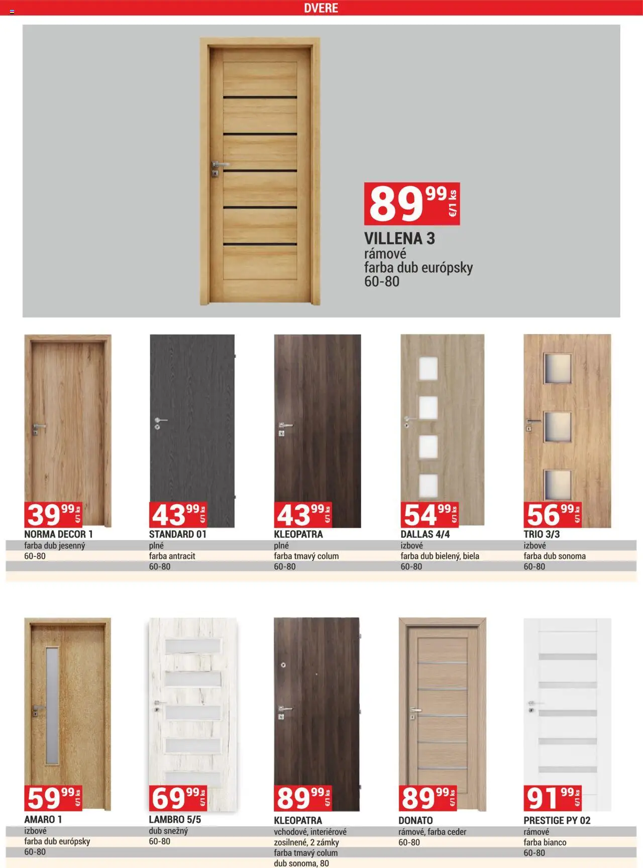 Merkury Market leták │ platný od 01.08.2025 | Strana: 28 | Produkty: Dvere