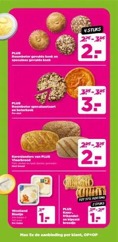 Kaas-, frikandel- en kipsaté broodje, 2 stuks - Voorbeeld van een folder van Plus, geldig van 26.11.2025 | Pagina: 10