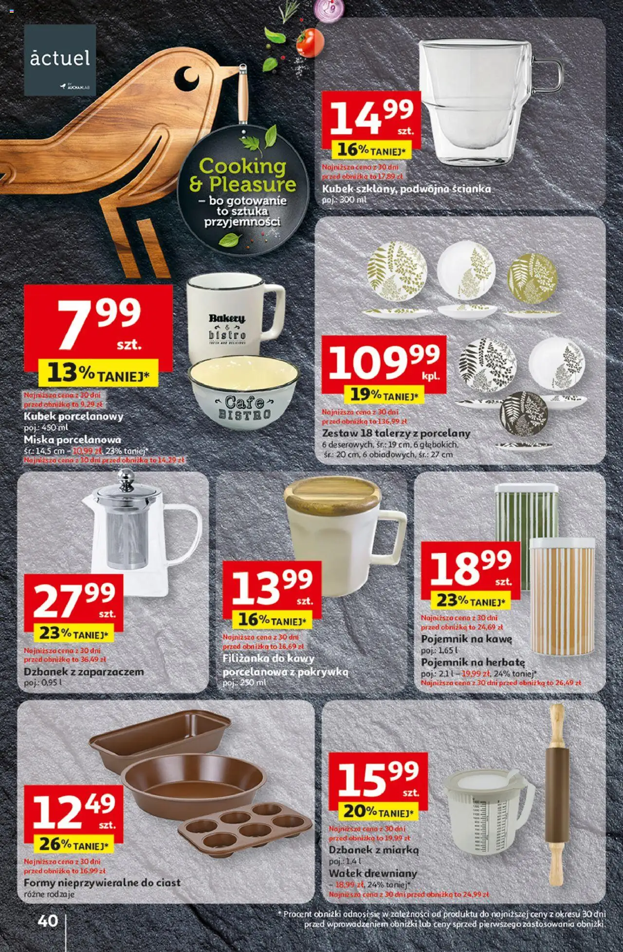 Auchan Gazetka - Wielkie przeboje cenowe Hipermarket od 09.10.2025 | Strona: 40 | Produkty: Dzbanek