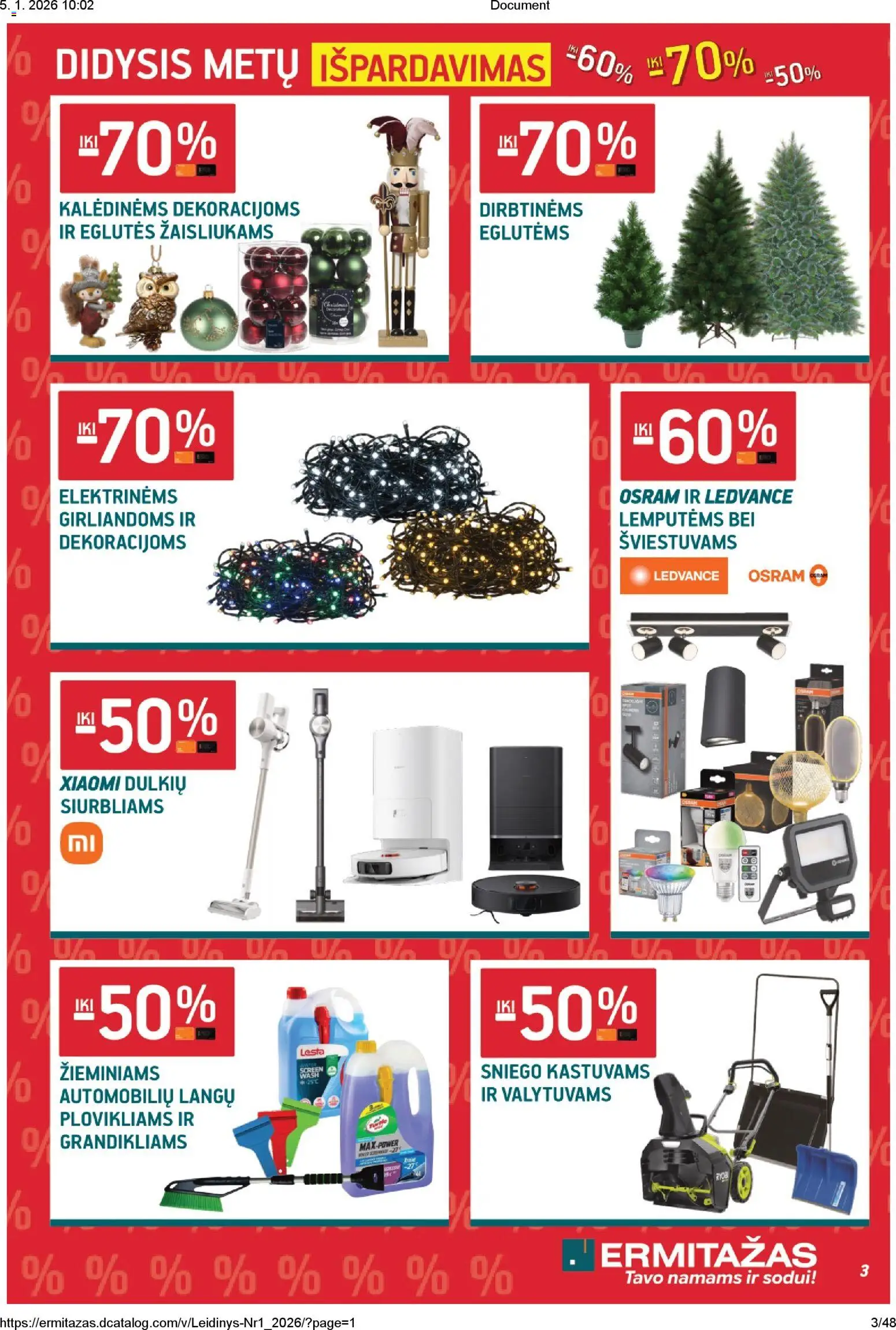 ERMITAŽAS akcijos nuo 05.01.2026 | Puslapis: 3