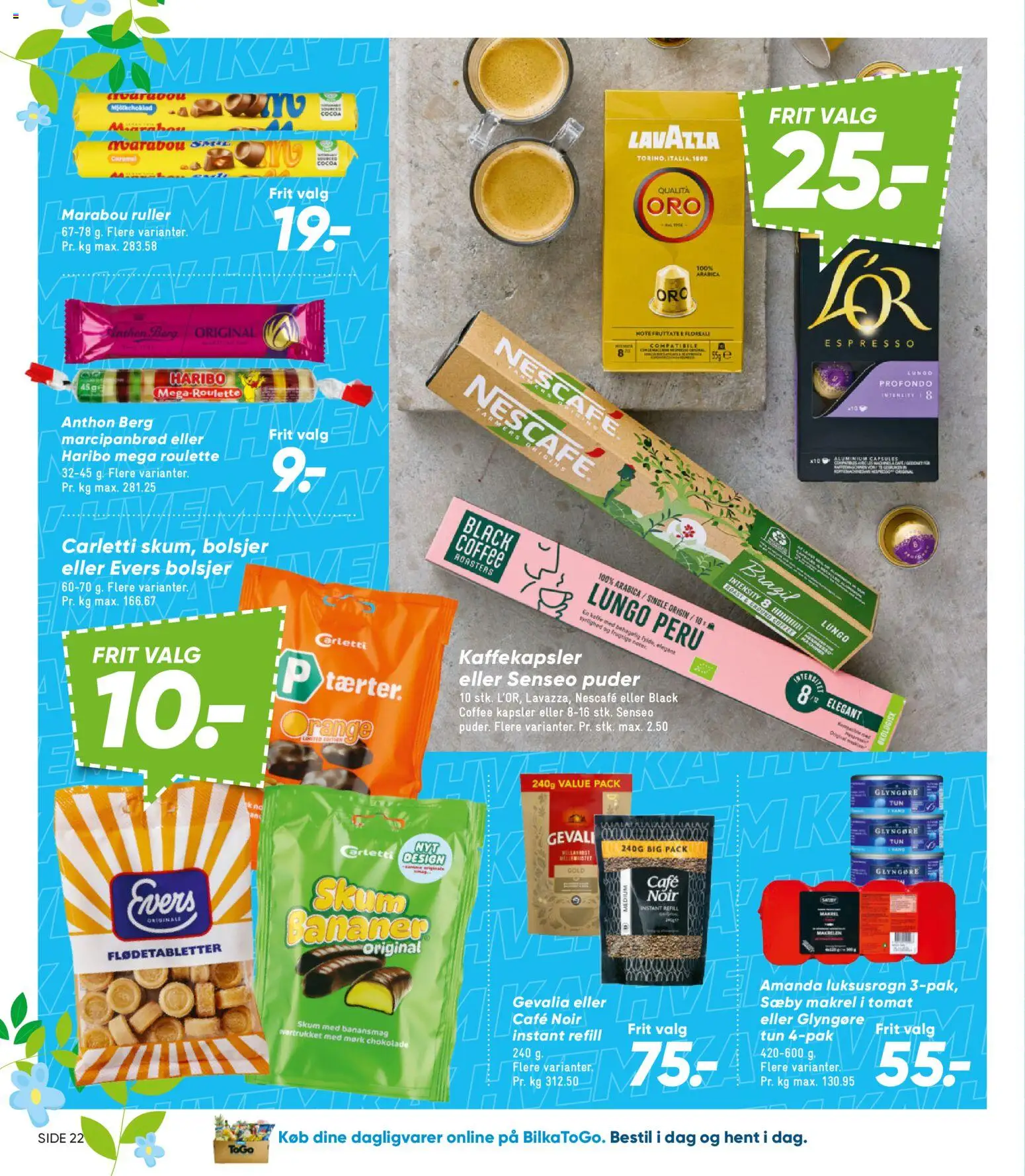 Bilka tilbudsavis – gyldig fra 04.04.2026 | Side: 28 | Produkter: Kaffe, Bananer, Makrel, Marcipanbrød