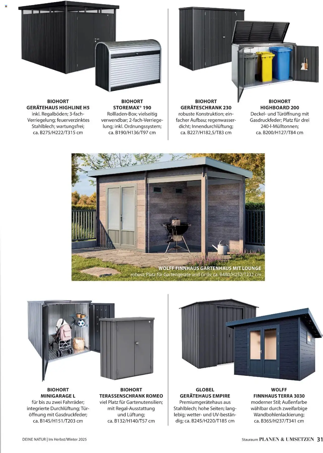 Dehner Prospekt Deine Natur – gültig ab 09.10.2025 | Seite: 31 | Produkte: HIghboard, Tür