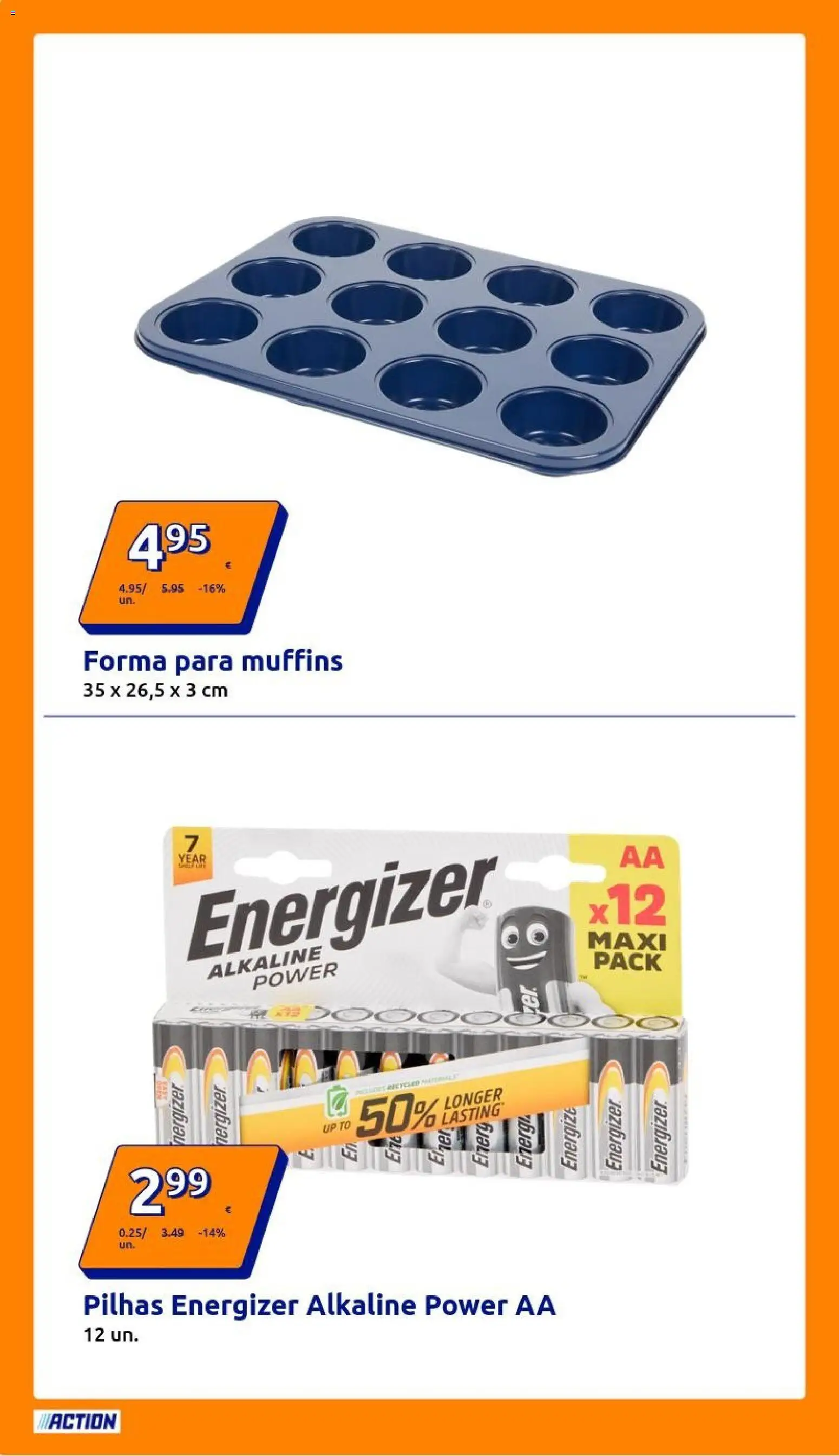 Action - Action PT week 43 2025 │ válido de 22.10.2025 | Página: 12 | Produtos: Pilhas