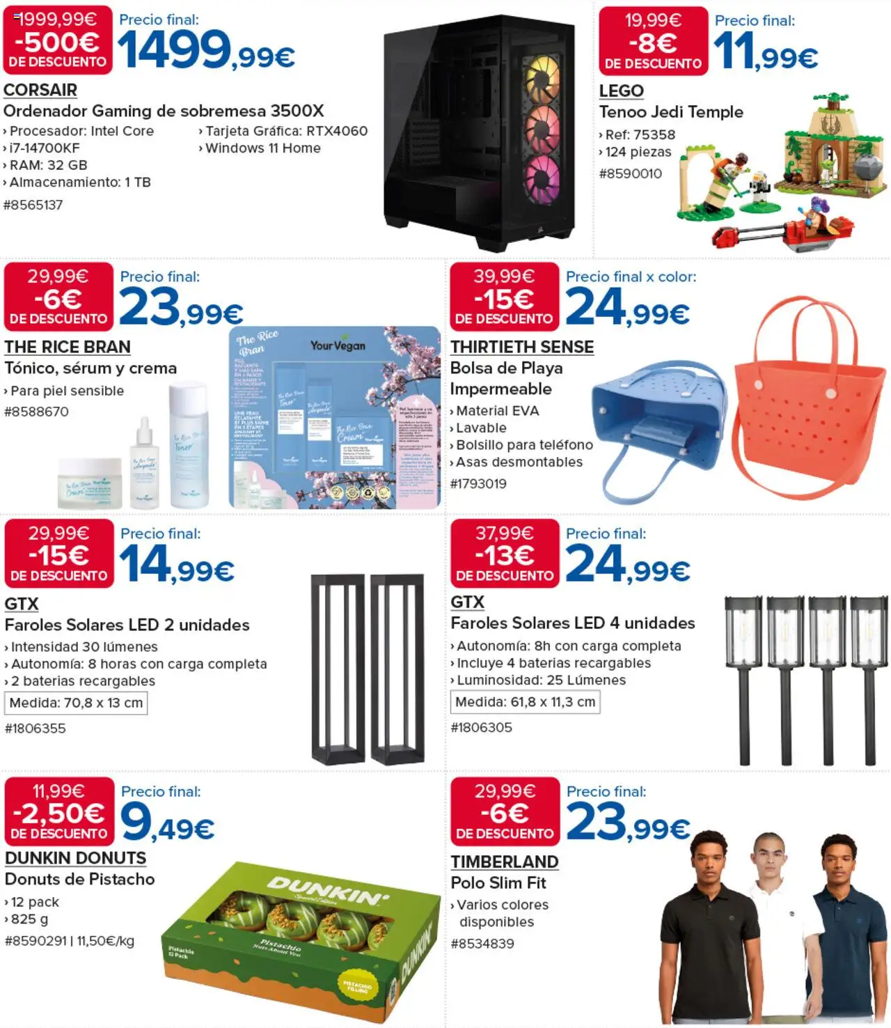 Costco catálogo │ válido desde el 14.08.2025 | Página: 2 | Productos: Sérum, Teléfono, Bolsa, Donuts