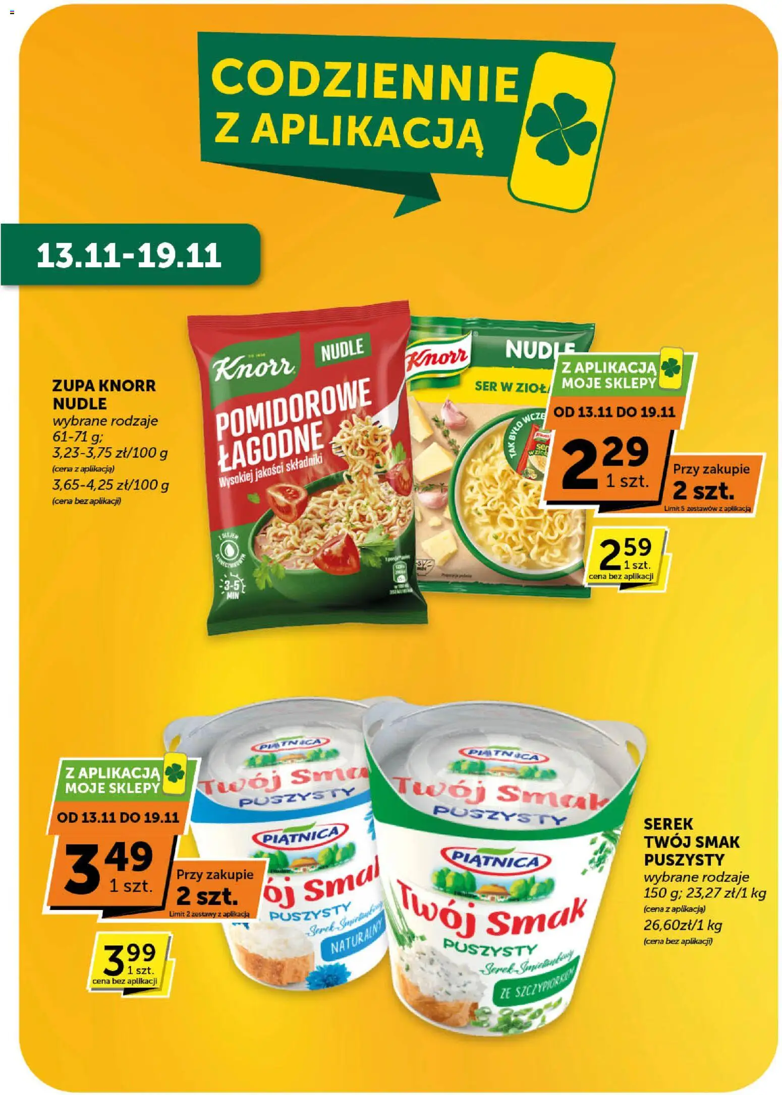 ABC Gazetka - Minimarket od 13.11.2025 | Strona: 3 | Produkty: Serek, Zupa, Ser