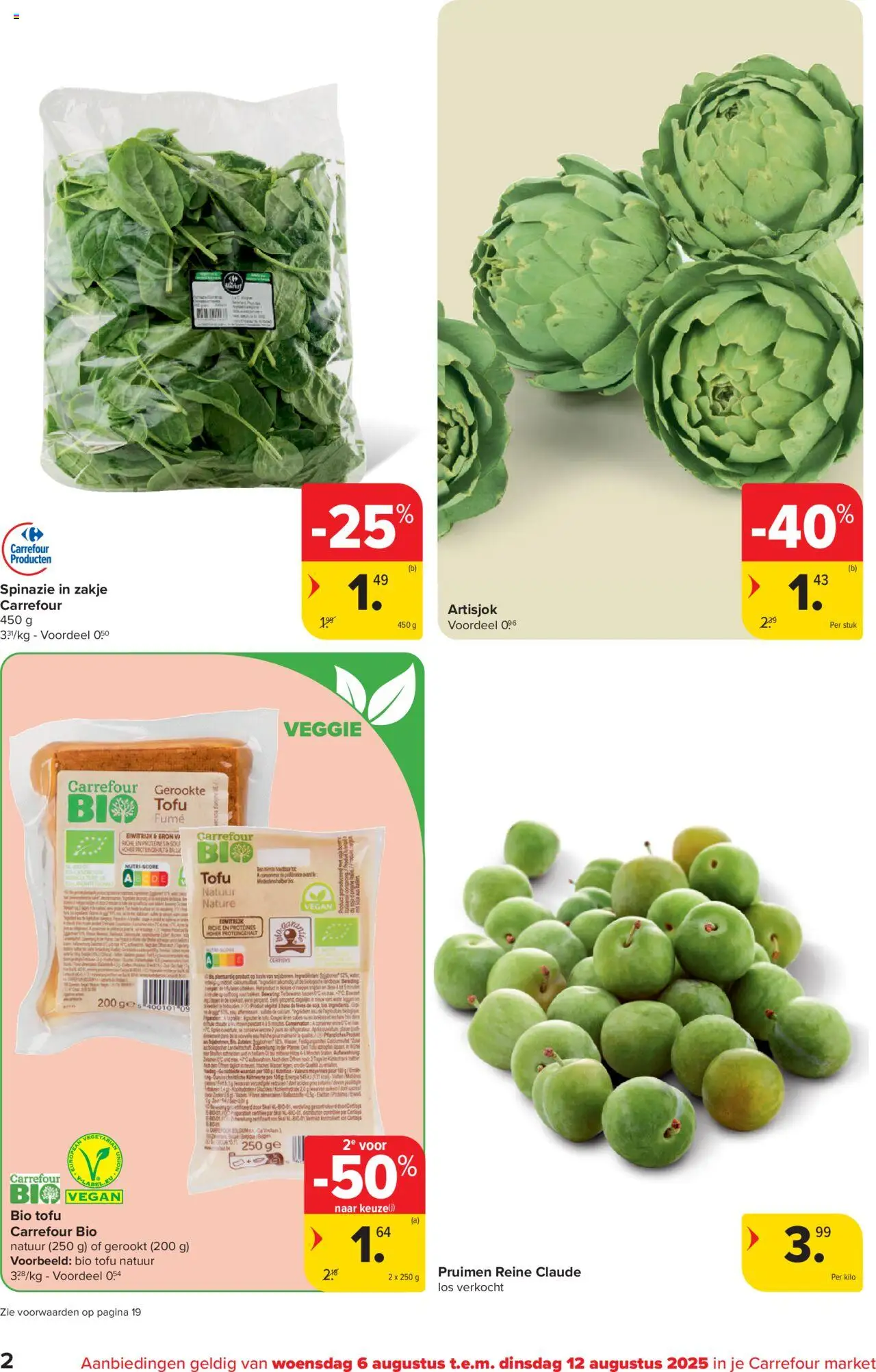  | Pagina: 2 | Producten: Spinazie, Artisjok