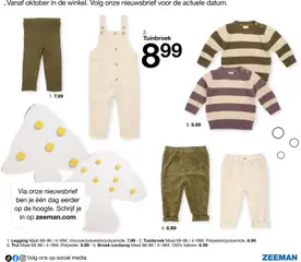 Zeeman - Onze babyfolder - Voorbeeld van een folder van Zeeman, geldig van 17.12.2025 | Pagina: 27 | Producten: Broek, Legging, Trui