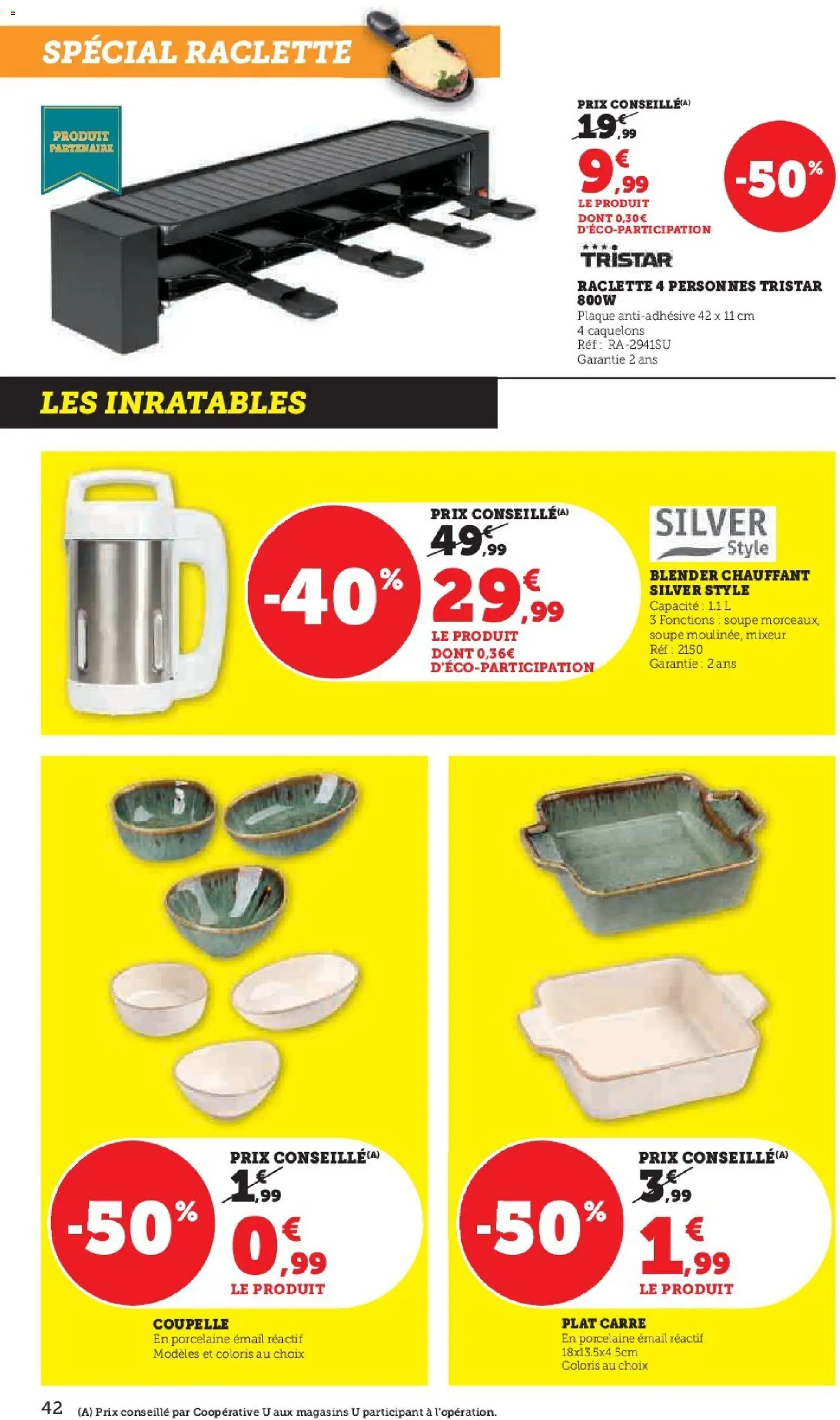 {H1} | Page: 42 | Produits: Mixeur, Soupe, Porcelaine, Blender chauffant