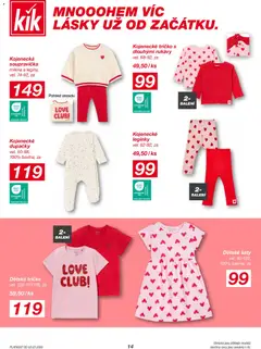 Náhled letáku Kik leták od 02.02.2026 | Strana: 14 | Produkty: Šaty, Tričko, Mikina, Trička