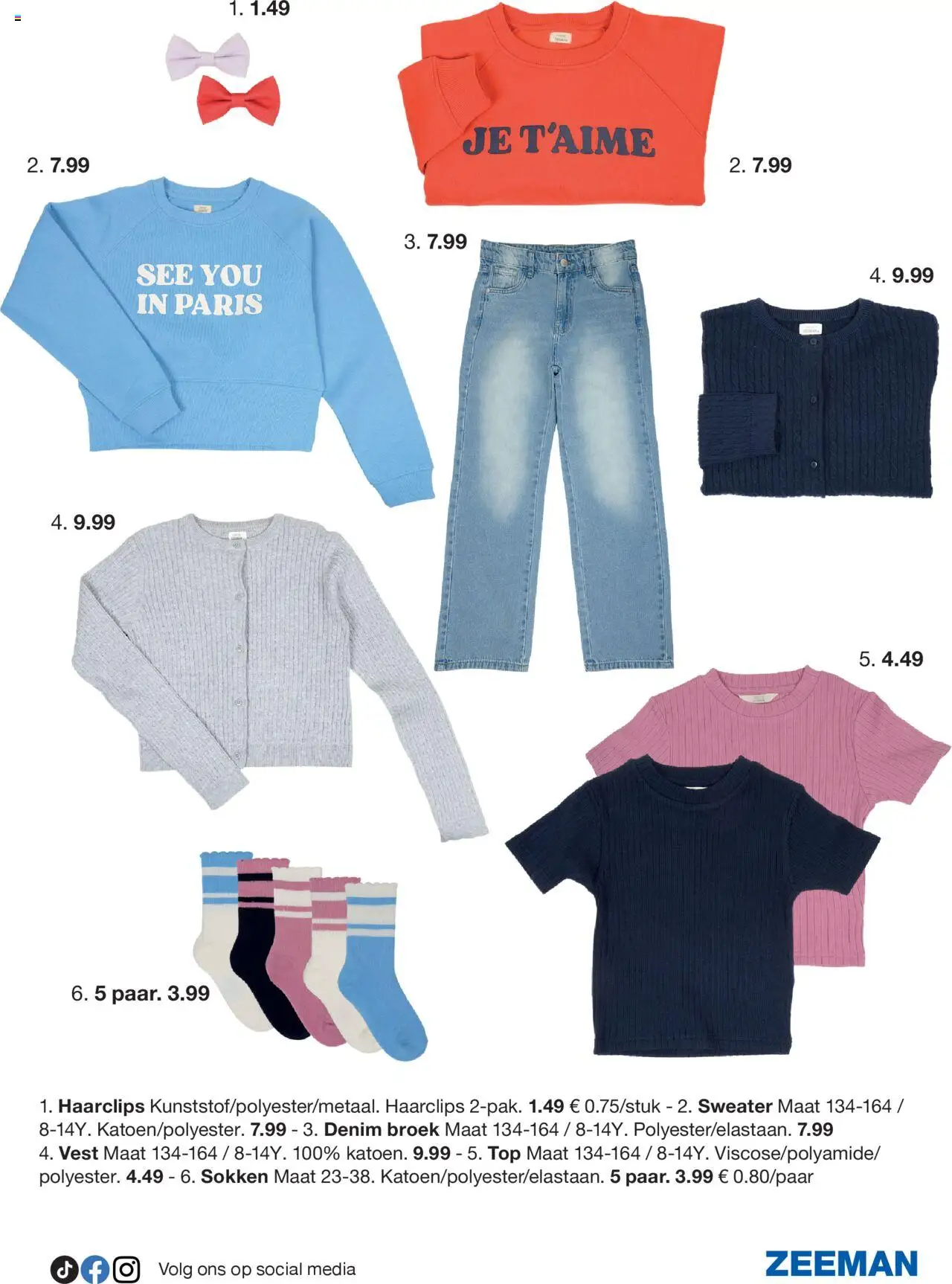  | Pagina: 21 | Producten: Vest, Broek, Sokken, Sweater