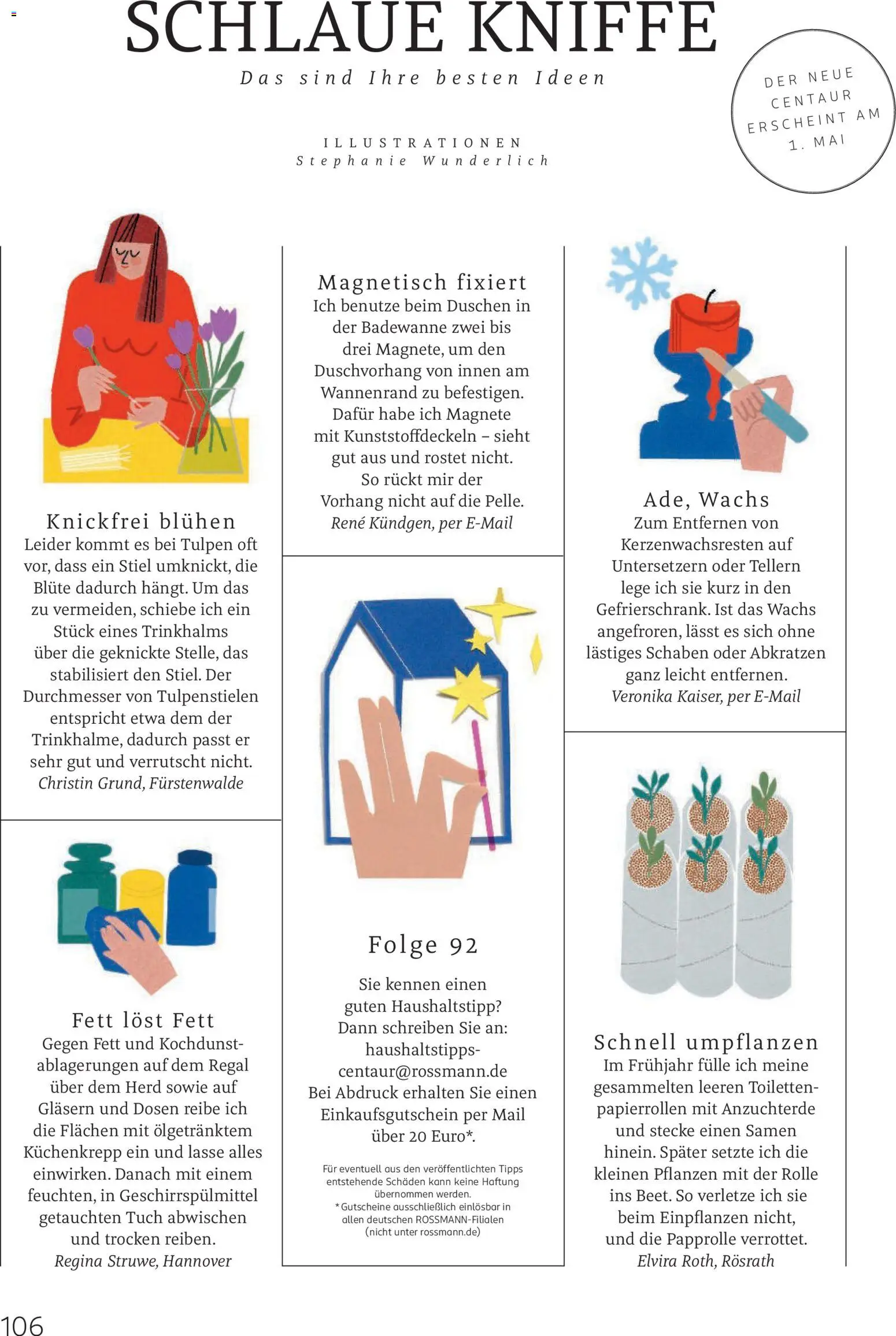 Rossmann Centaur – gültig ab 01.04.2026 | Seite: 106 | Produkte: Herd, Regal, Vorhang, Geschirrspülmittel