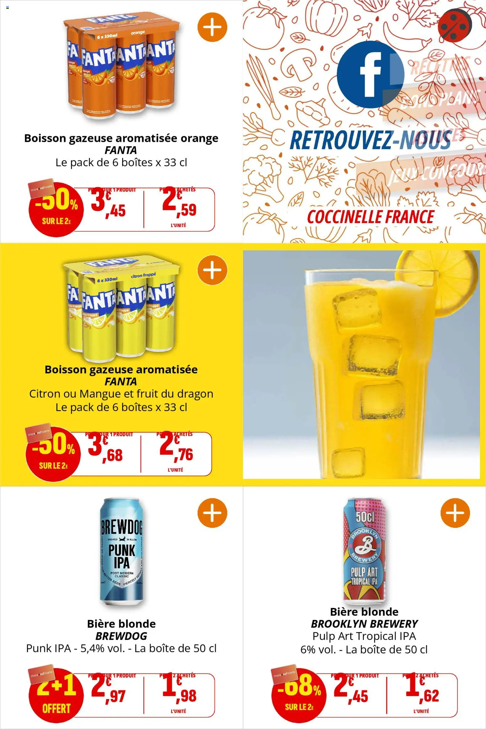 {H1} | Page: 34 | Produits: Citron, Mangue, Orange, Bière