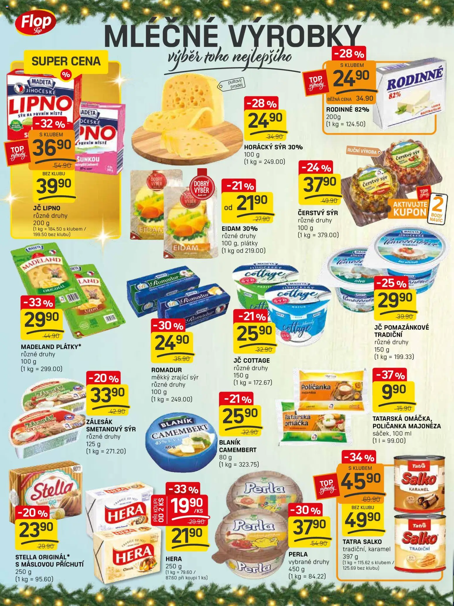 Flop leták - FlopTop od 26.11.2025 | Strana: 4 | Produkty: Salko, Majonéza, Smetanový sýr, Cottage