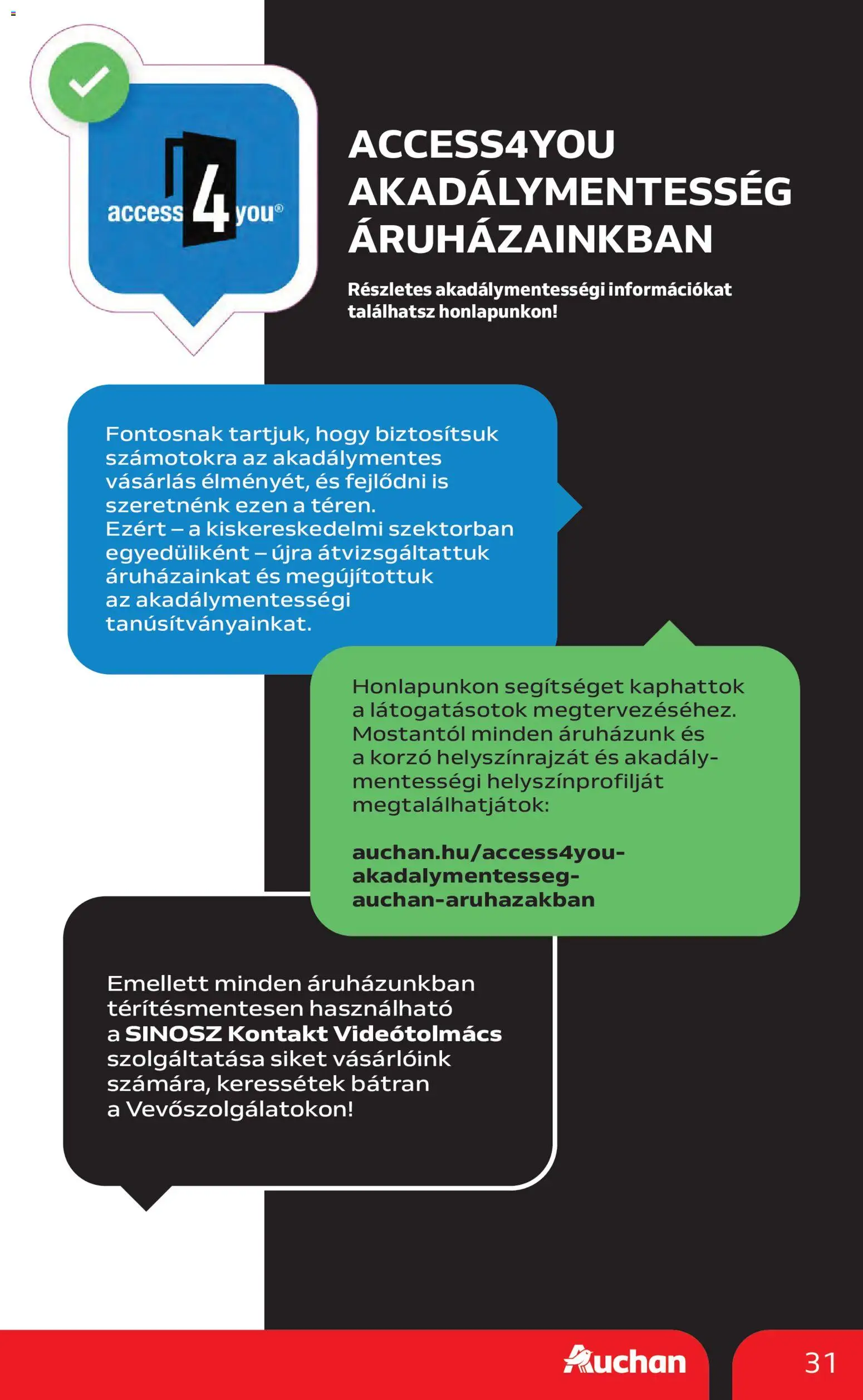 Auchan akciós ujság - amely érvényes a következő dátumtól: 06.11.2025 | Oldal: 31