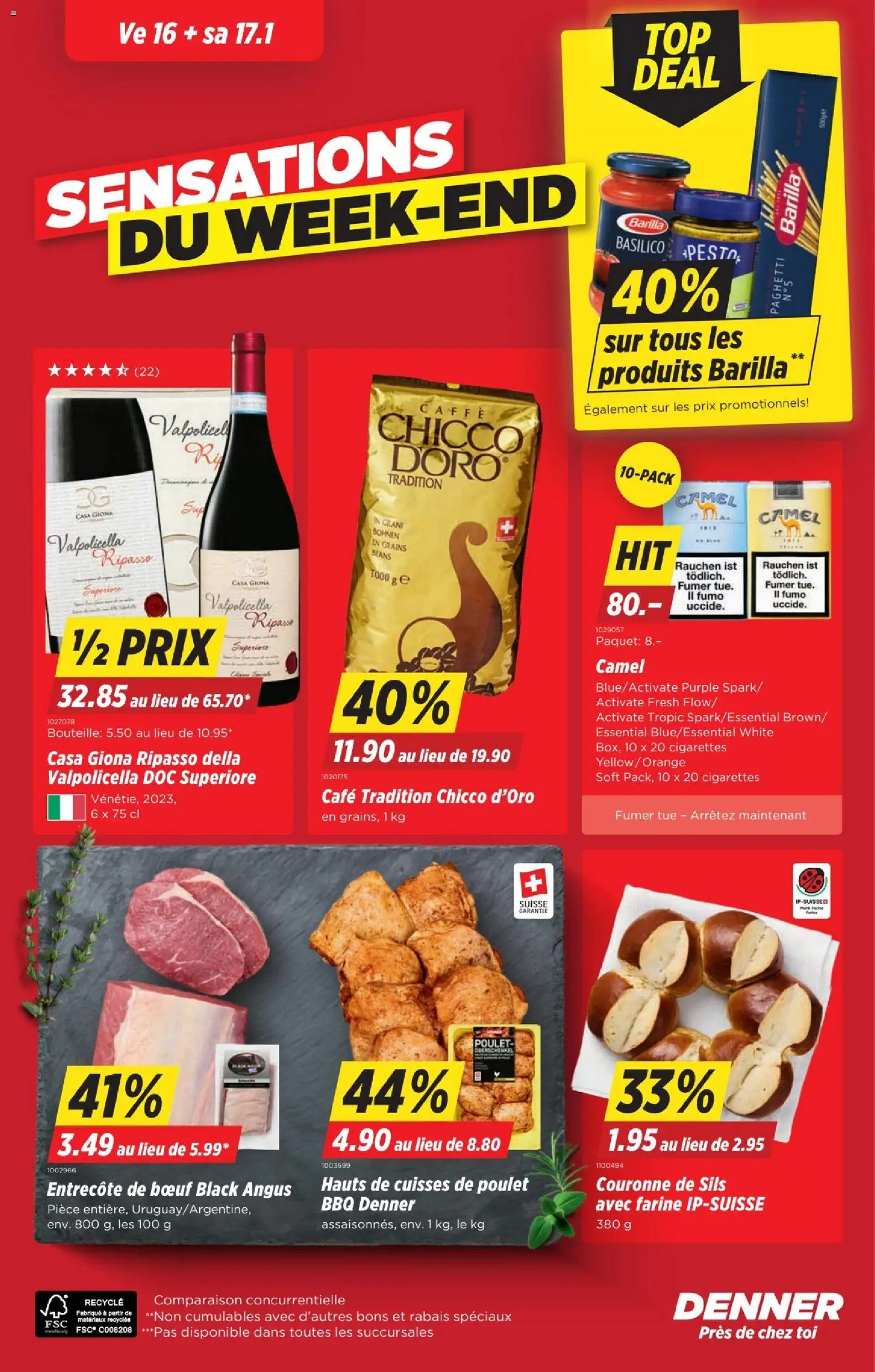 Denner Aktionen FR – gültig ab 13.01.2026 | Seite: 22 | Produkte: Barilla, Pasta