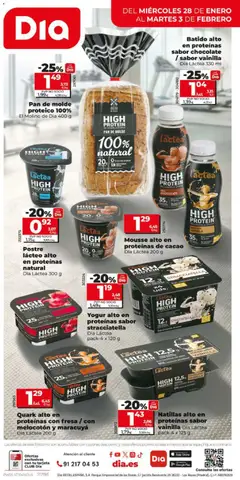 Vista previa Batido alto en proteínas sabor chocolate / sabor vainilla, Batido alto en proteínas sabor chocolate / sabor vainilla, 330 ml válido desde el 28.01.2026 | Página: 12