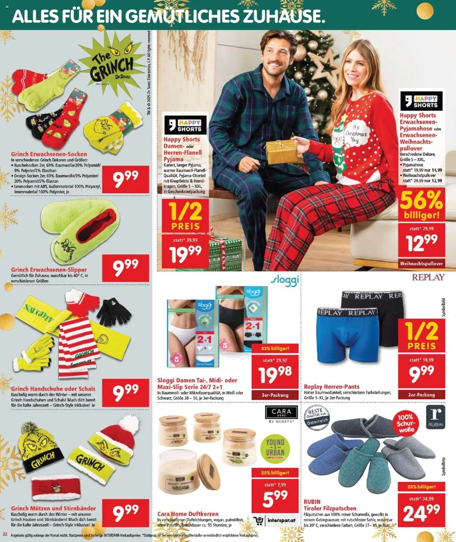 Interspar Flugblatt - Burgenland Nord gültig ab 06.11.2025 | Seite: 23 | Produkte: Hemd, Pullover, Pyjama, Handschuhe