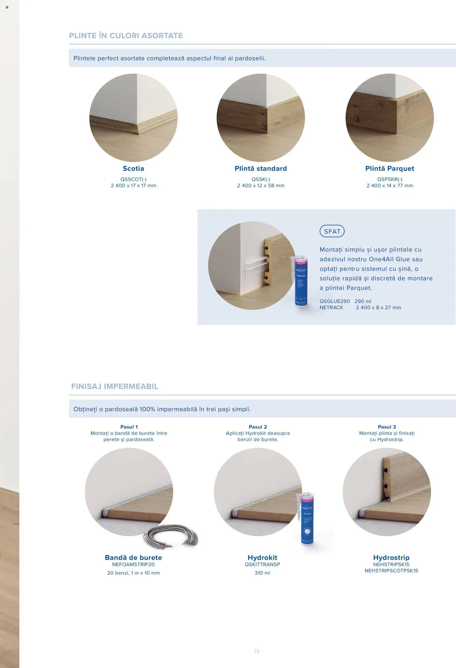 Noul catalog Proges – valabil de la 04.11.2025 | Pagină: 73 | Produse: Burete, Pardoseală