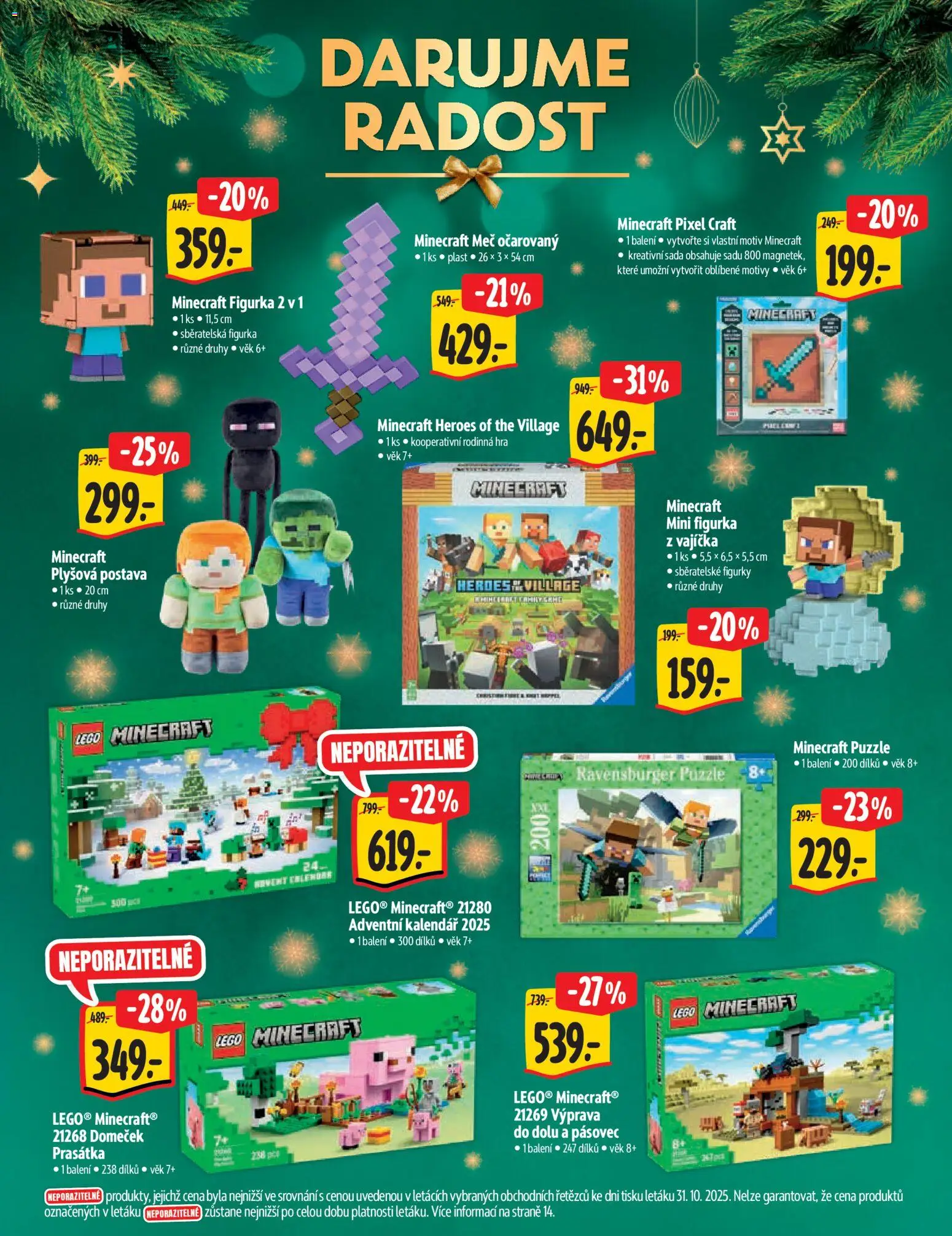 Albert katalog - Hypermarket - Vánoce od 12.11.2025 | Strana: 24 | Produkty: LEGO, Kalendář, Puzzle, Kreativní sada