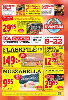 ICA Kvantum - Kungens Kurva - Förhandsvisning av reklamblad från butik ICA Kvantum aktuell från 11.08.2025