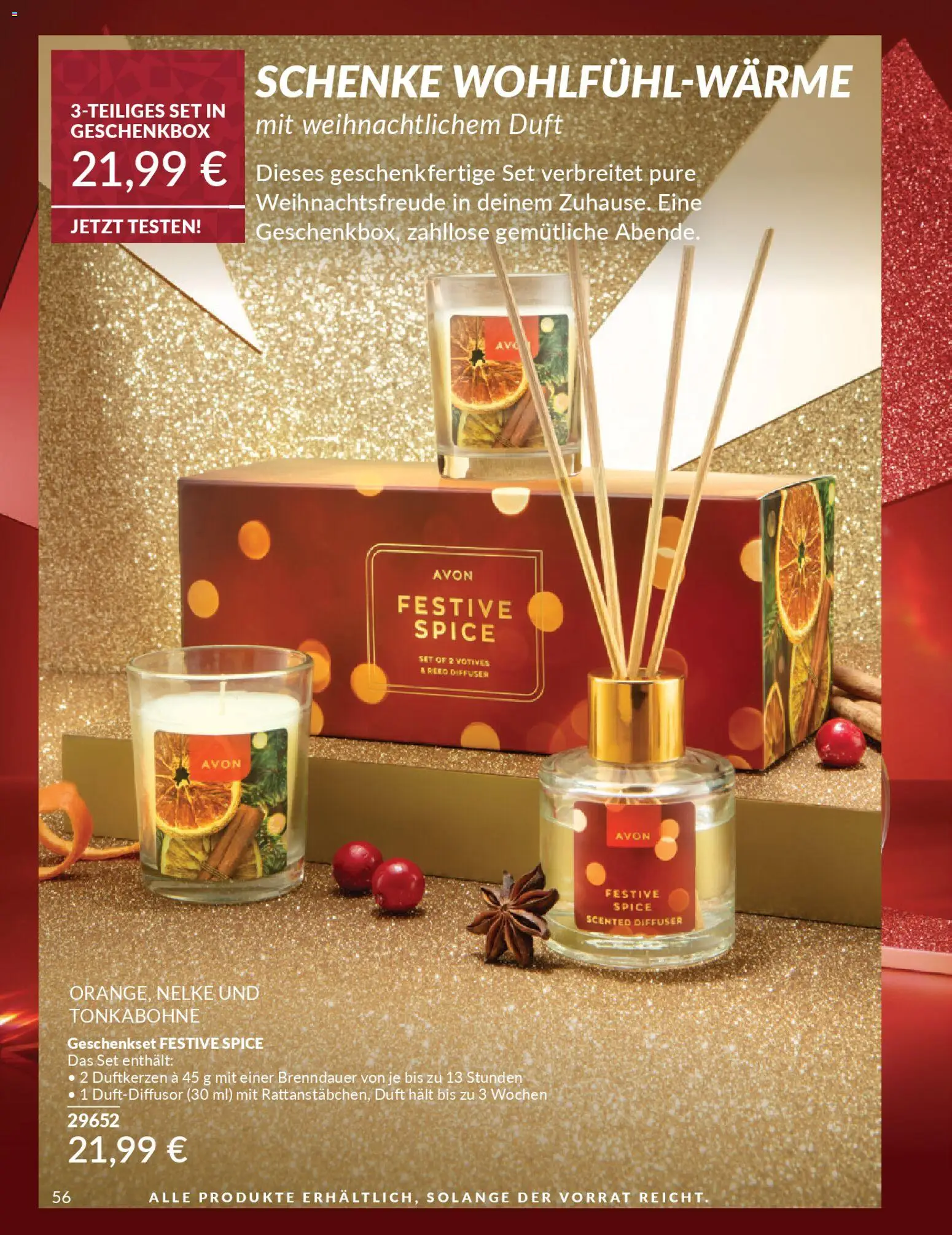 AVON Weihnachtsgeschenkideen – gültig ab 01.11.2025 | Seite: 56 | Produkte: Duft