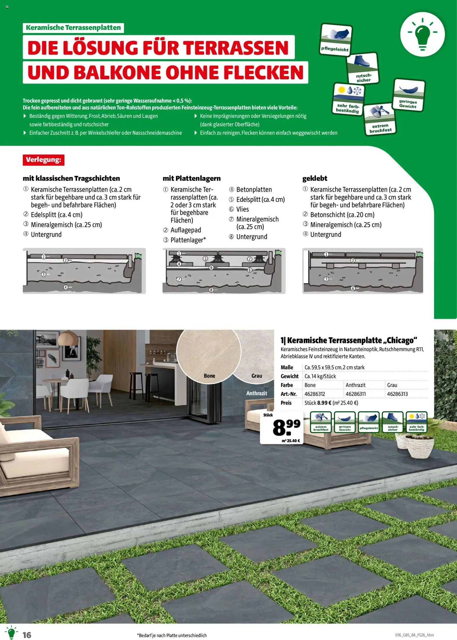Hagebau Gartenbaustoffsortiment – gültig ab 02.03.2026 | Seite: 16 | Produkte: Gewicht