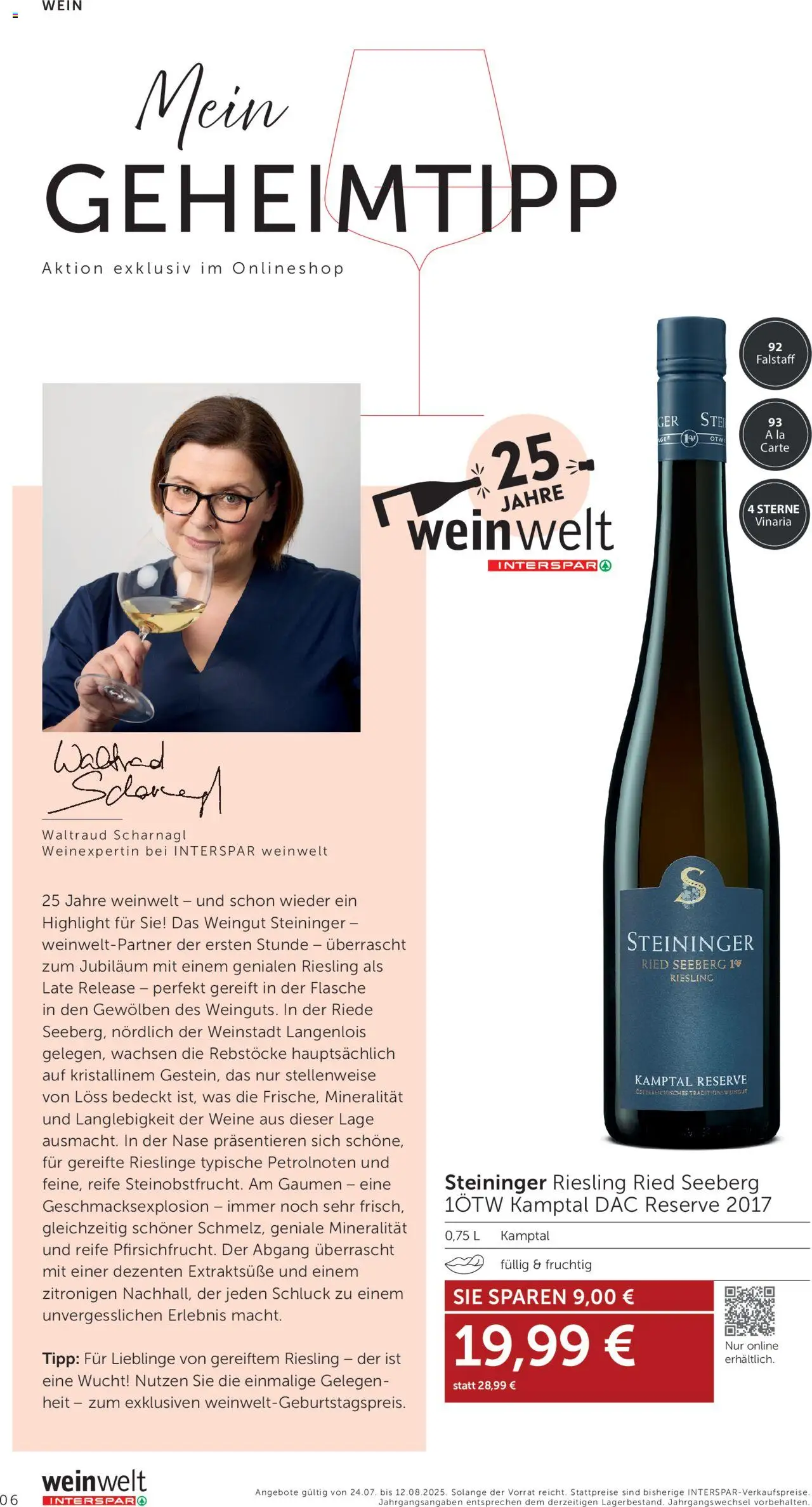 Interspar Wein Welt gültig ab 24.07.2025 | Seite: 6 | Produkte: Wein