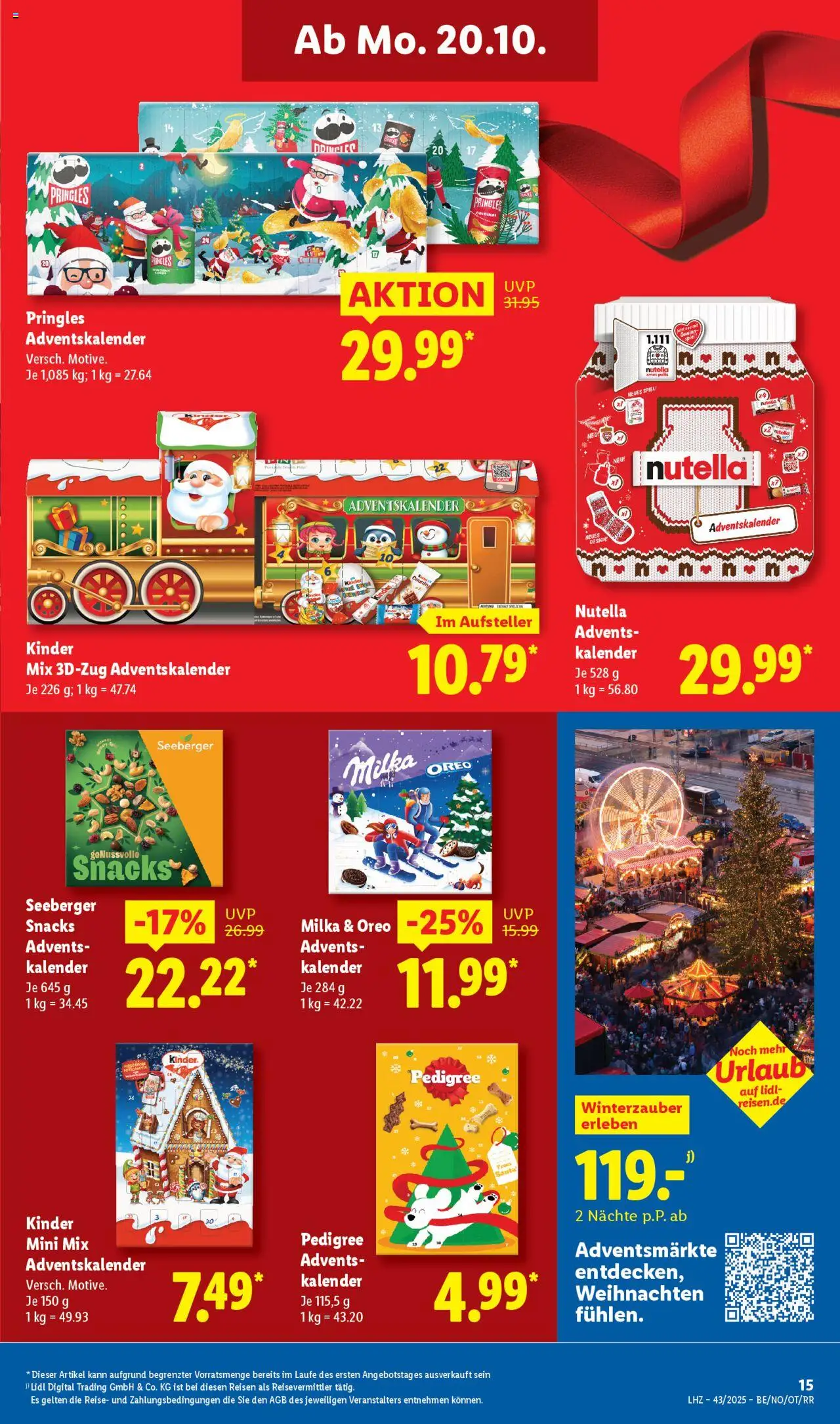 Lidl Prospekt Bernsdorf – gültig ab 20.10.2025 | Seite: 27 | Produkte: Spiel, Milka, Nutella, Pringles