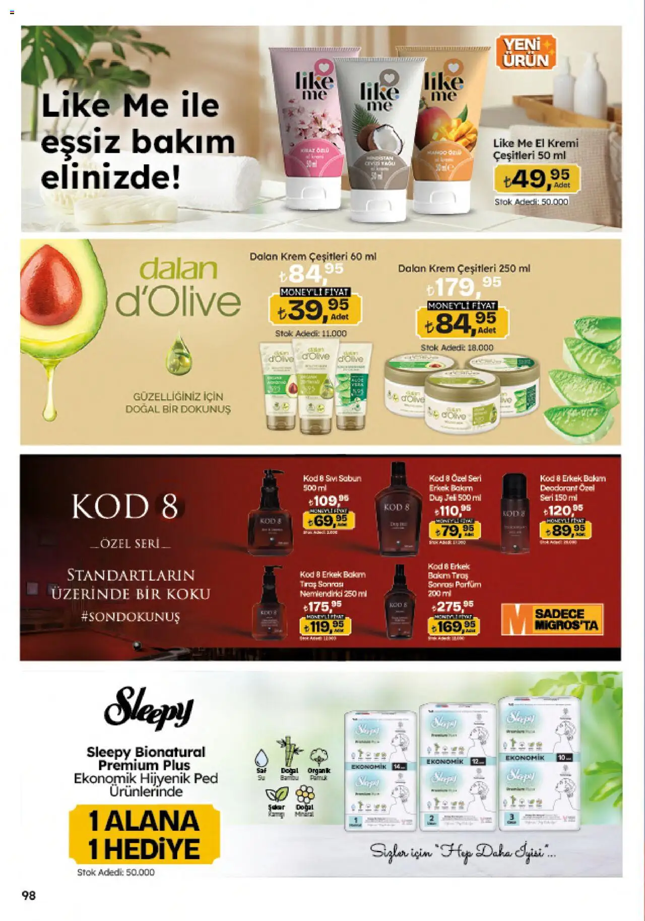 Migros Katalog - 5M Migroskop Dijital - 11.09.2025 tarihinden itibaren geçerlidir | Sayfa: 98 | Ürünler: Krem, Duş jeli, Parfüm, Koku