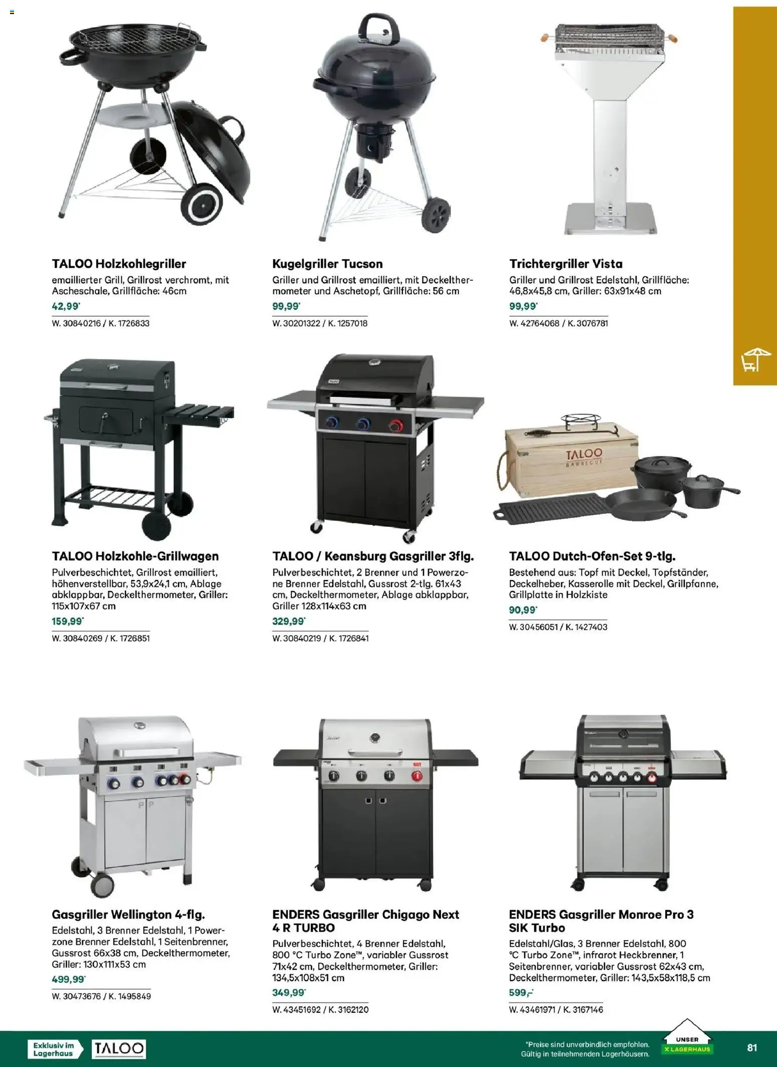 Lagerhaus Garten & Freizeit Katalog 2026 gültig ab 01.03.2026 | Seite: 81