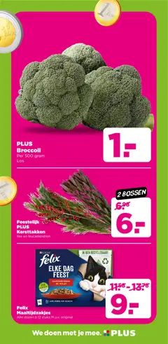 PLUS Broccoli, Per 500 gram Los - Voorbeeld van een folder van Plus, geldig van 26.11.2025 | Pagina: 14 | Producten: Broccoli