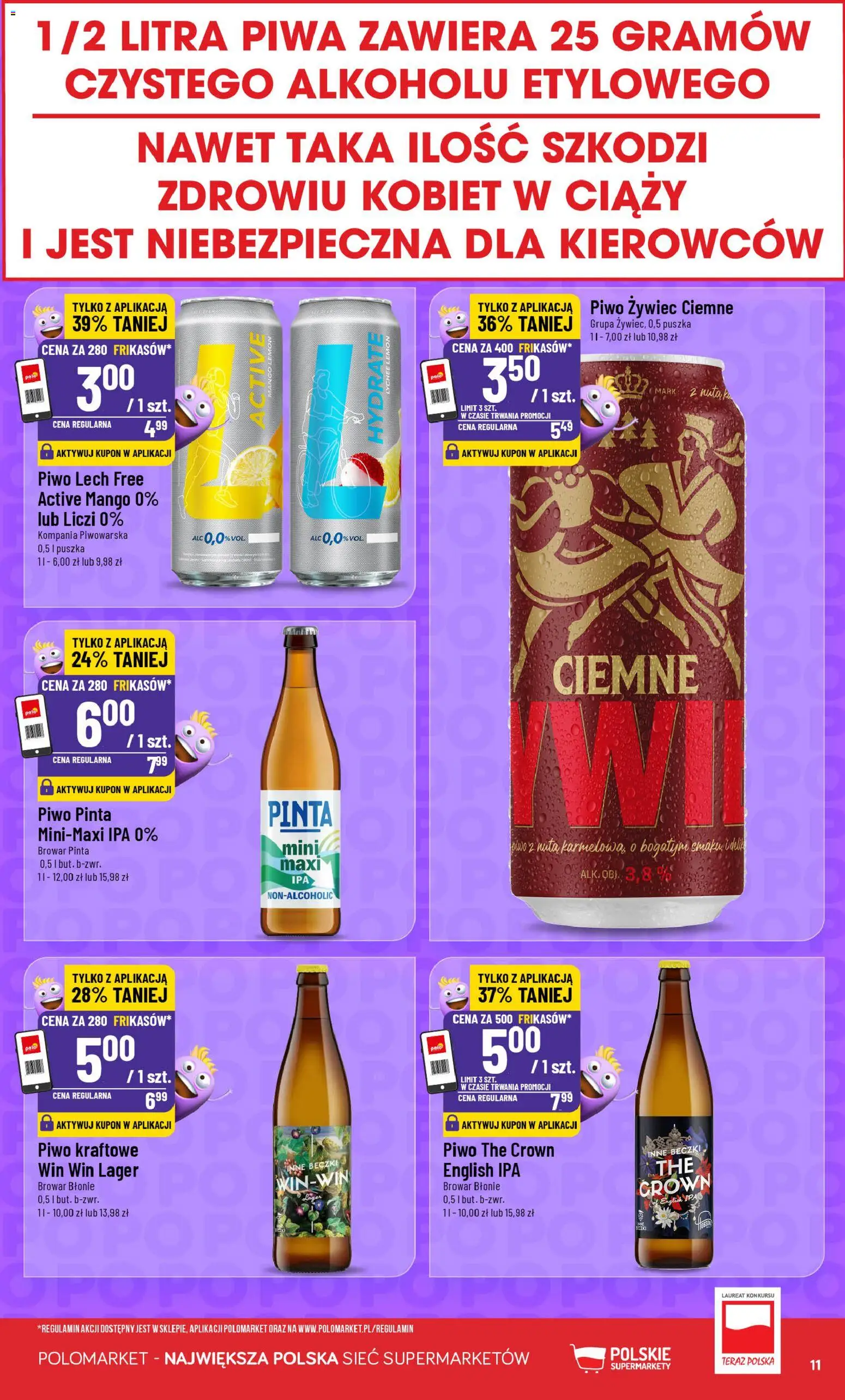 POLOmarket Gazetka - Frikasowe Hity od 27.12.2025 | Strona: 11 | Produkty: Mango, Piwo