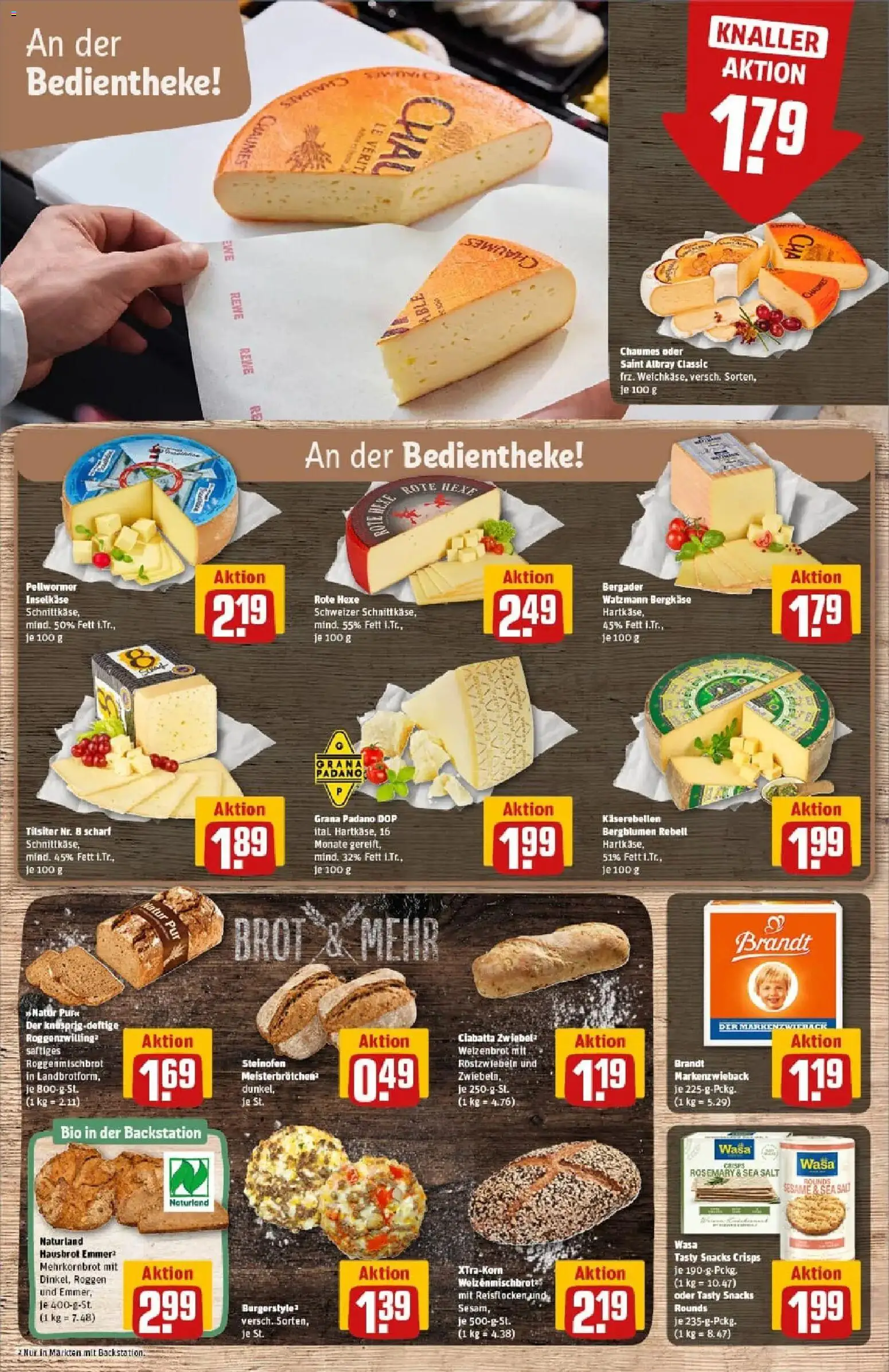 Rewe prospekt Weimar / Schöndorf	 – gültig ab 26.01.2026 | Seite: 11 | Produkte: Burger, Brot