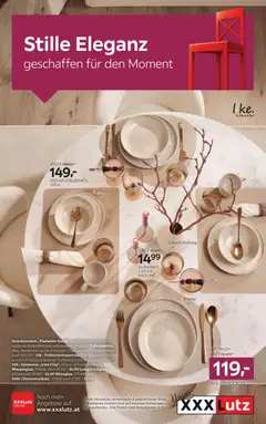 XXXLutz Stille Eleganz ab 14.10.2025 gültig