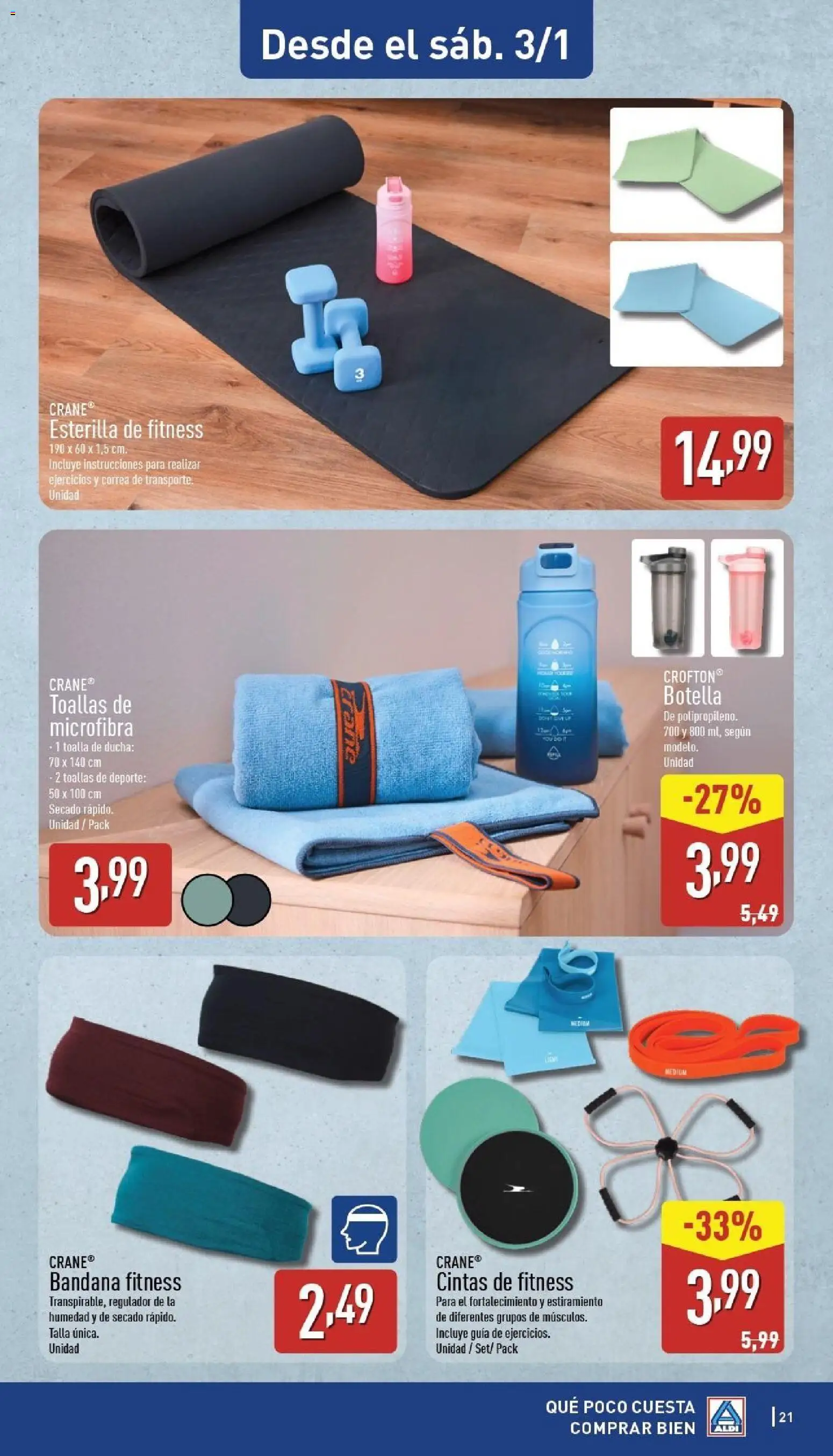 Aldi folleto Canarias │ válido desde el 29.12.2025 | Página: 21 | Productos: Ducha