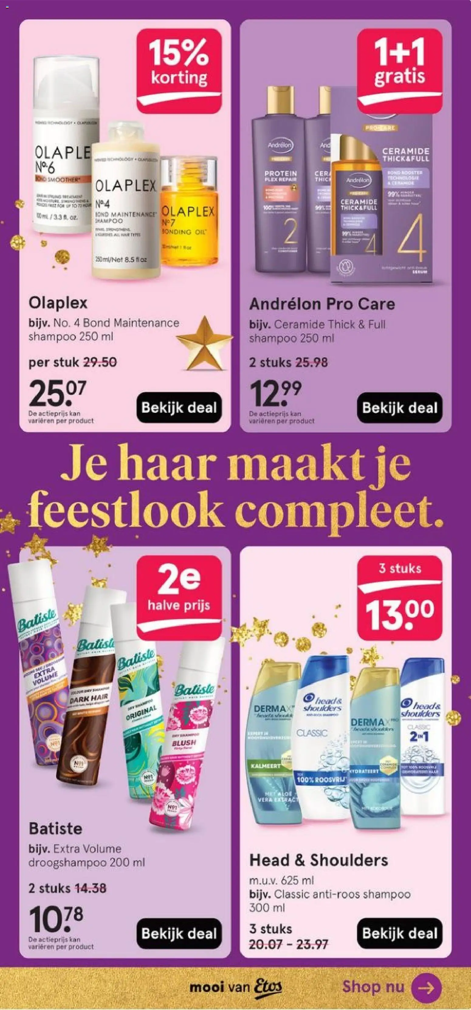 {H1} | Pagina: 25 | Producten: Droogshampoo, Kan, Blush, Shampoo