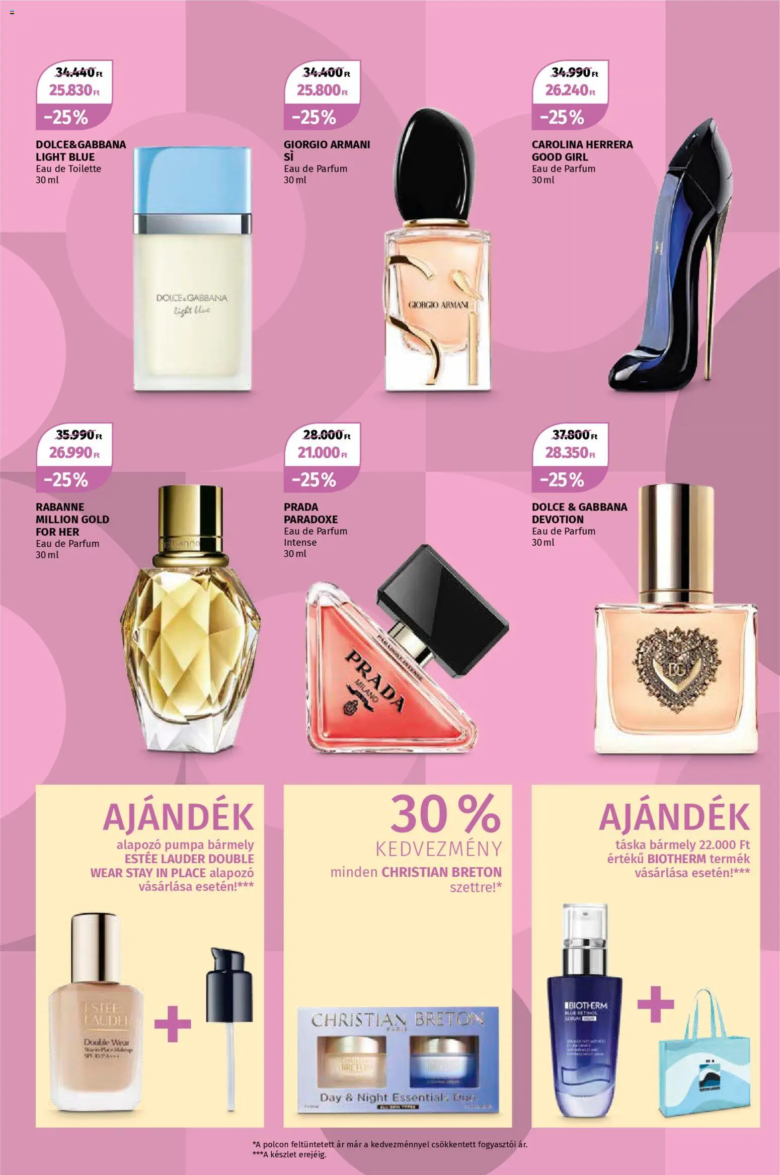 Müller akciós ujság - amely érvényes a következő dátumtól: 02.02.2026 | Oldal: 4 | Termékek: Táska, Parfüm, Alapozó