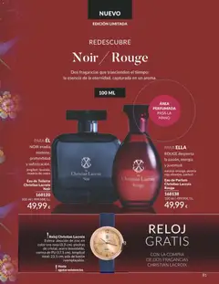 Vista previa Eau de Parfum Christian Lacroix Rouge, ROUGE despierta la pasión, energía y juventud. naranja amarga, peonía roja silvestre, pachuli válido desde el 01.03.2026 | Página: 87 | Productos: Eau de toilette, Reloj, Eau de parfum